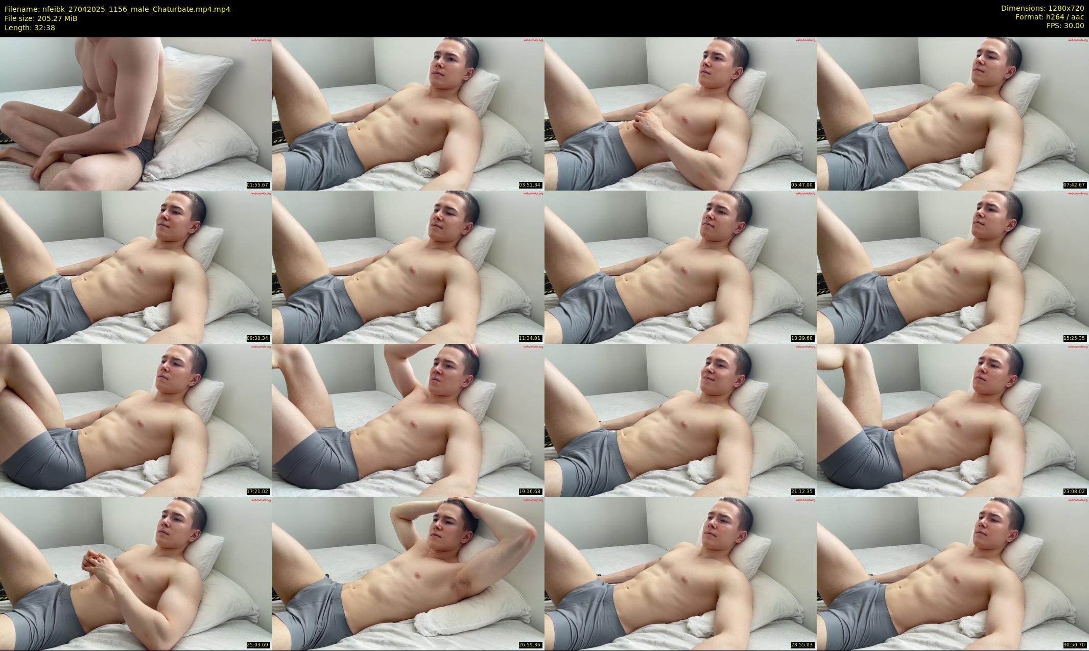 nfeibk — 33 minute Chaturbate male cam show recording, 720p, Apr 27, 2025