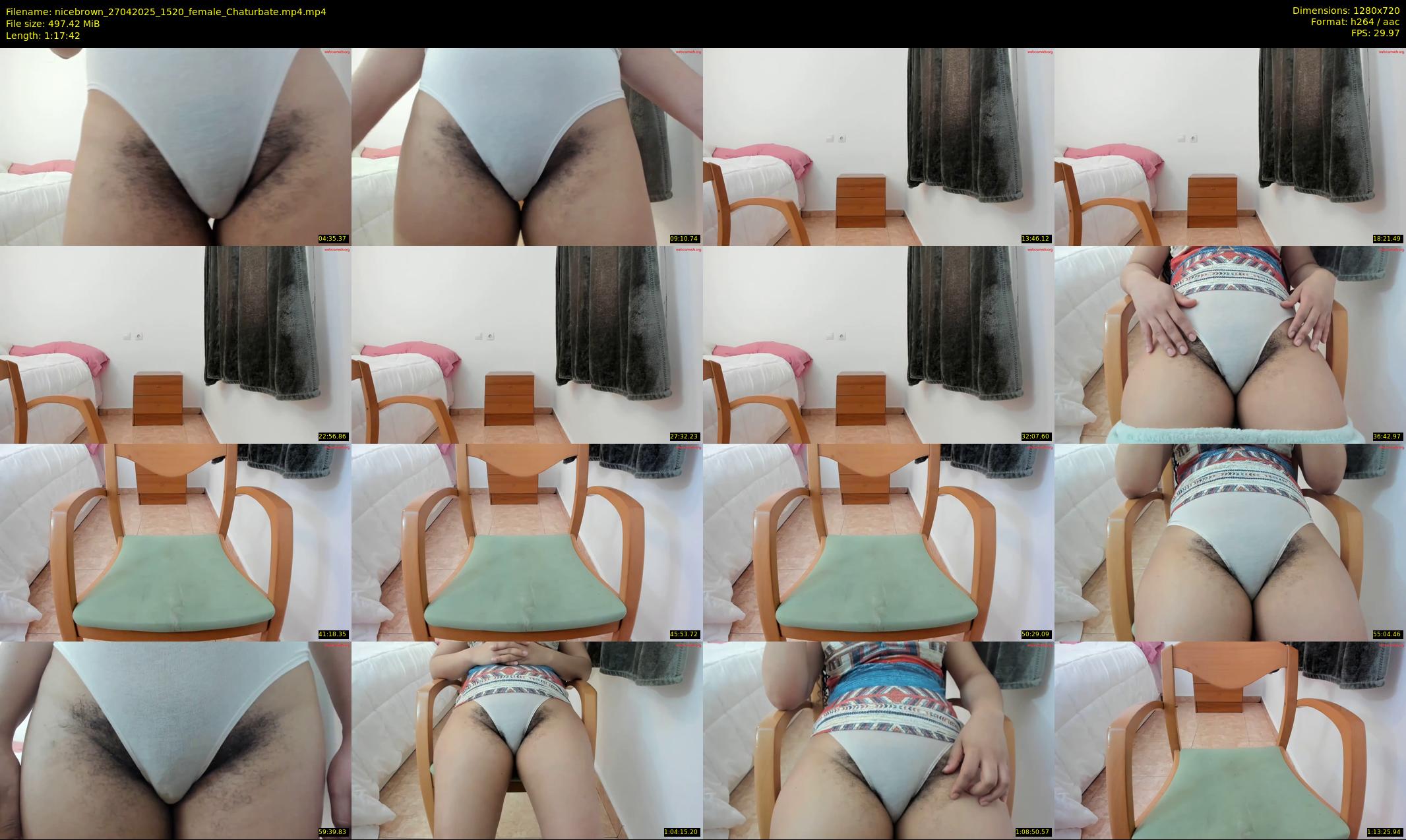 nicebrown — 78 minute Chaturbate female cam show recording, 720p, Apr 27, 2025