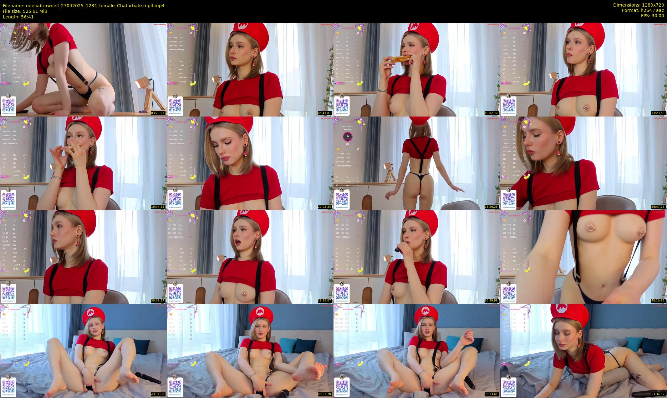 odeliabrownell — 57 minute Chaturbate female cam show recording, 720p, Apr 27, 2025