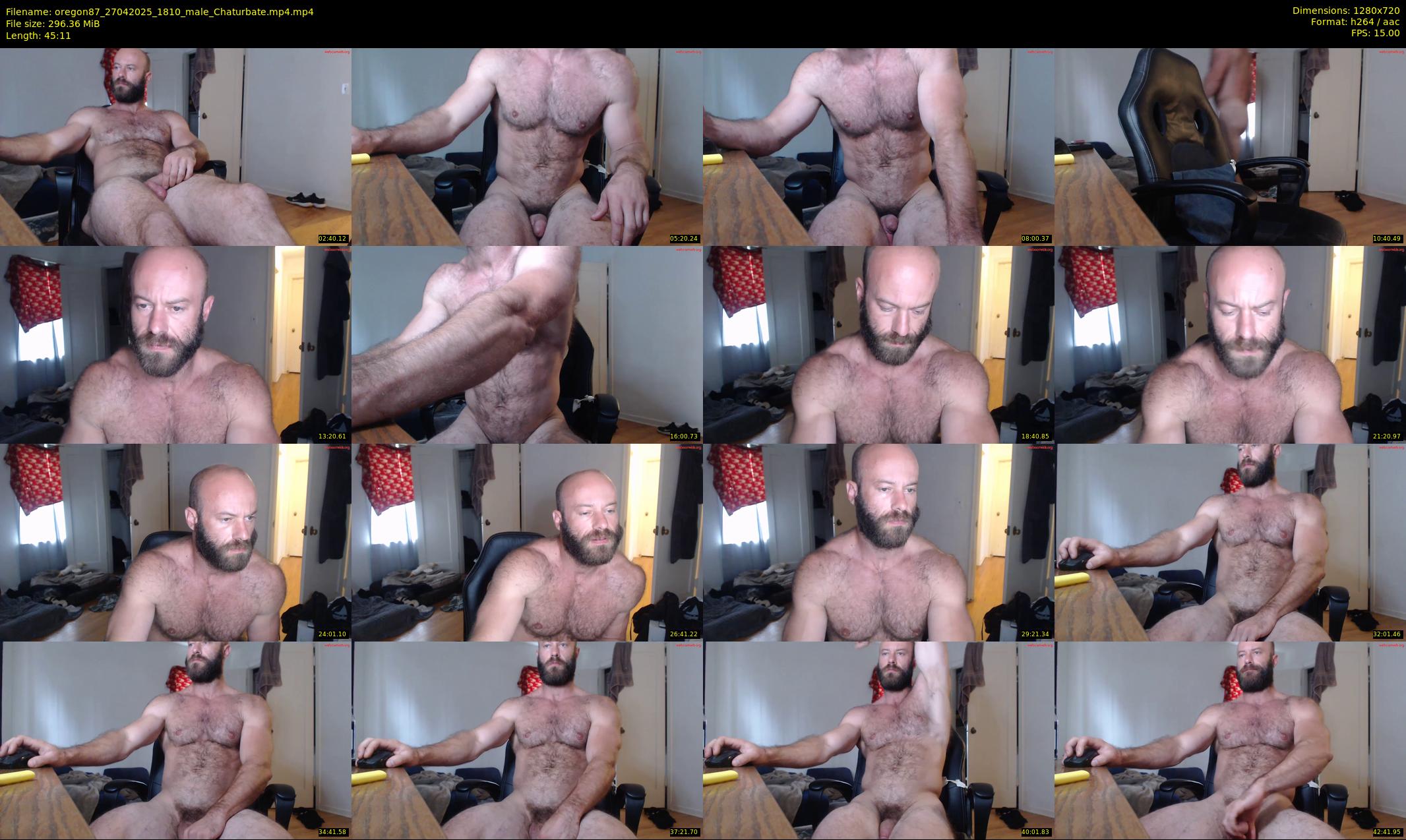 oregon87 — 46 minute Chaturbate male cam show recording, 720p, Apr 27, 2025