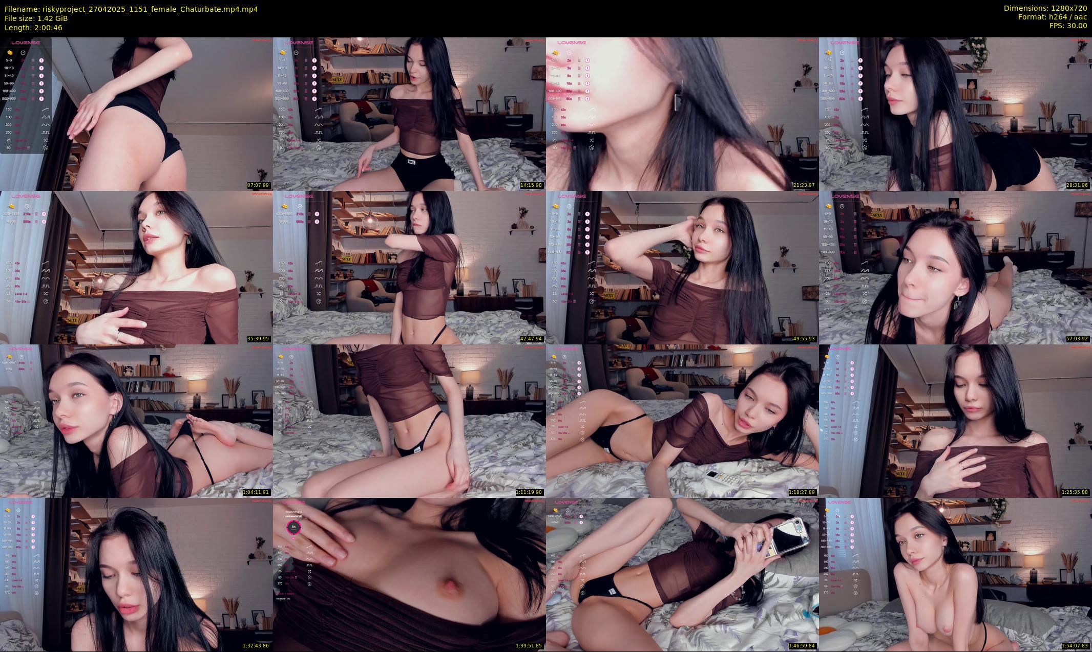 riskyproject — 121 minute Chaturbate couple cam show recording, 720p, Apr 27, 2025
