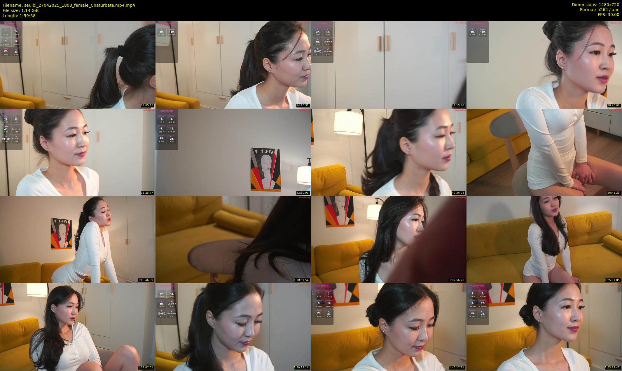 seulbi — 120 minute Chaturbate female cam show recording, 720p, Apr 27, 2025