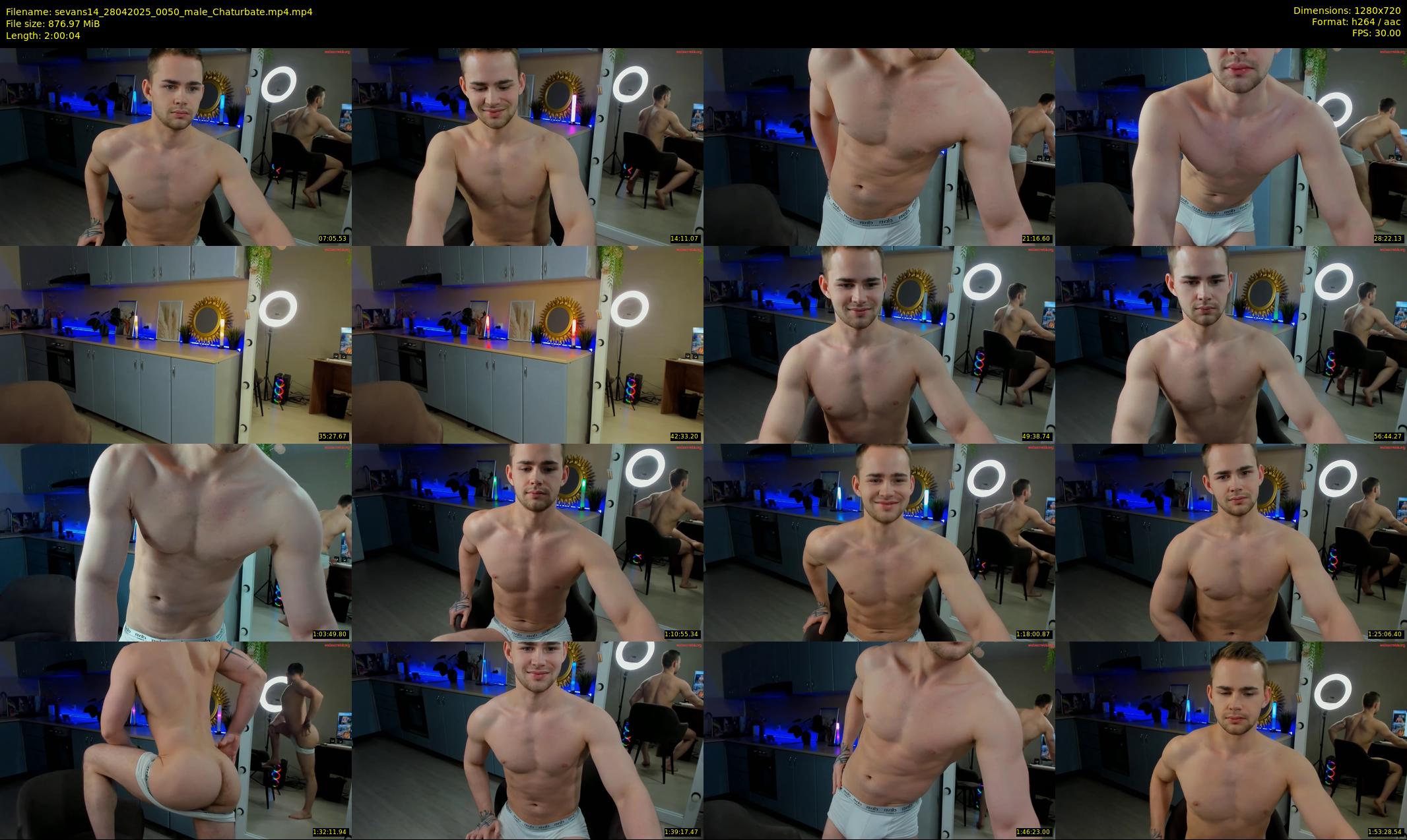 sevans14 — 121 minute Chaturbate male cam show recording, 720p, Apr 28, 2025