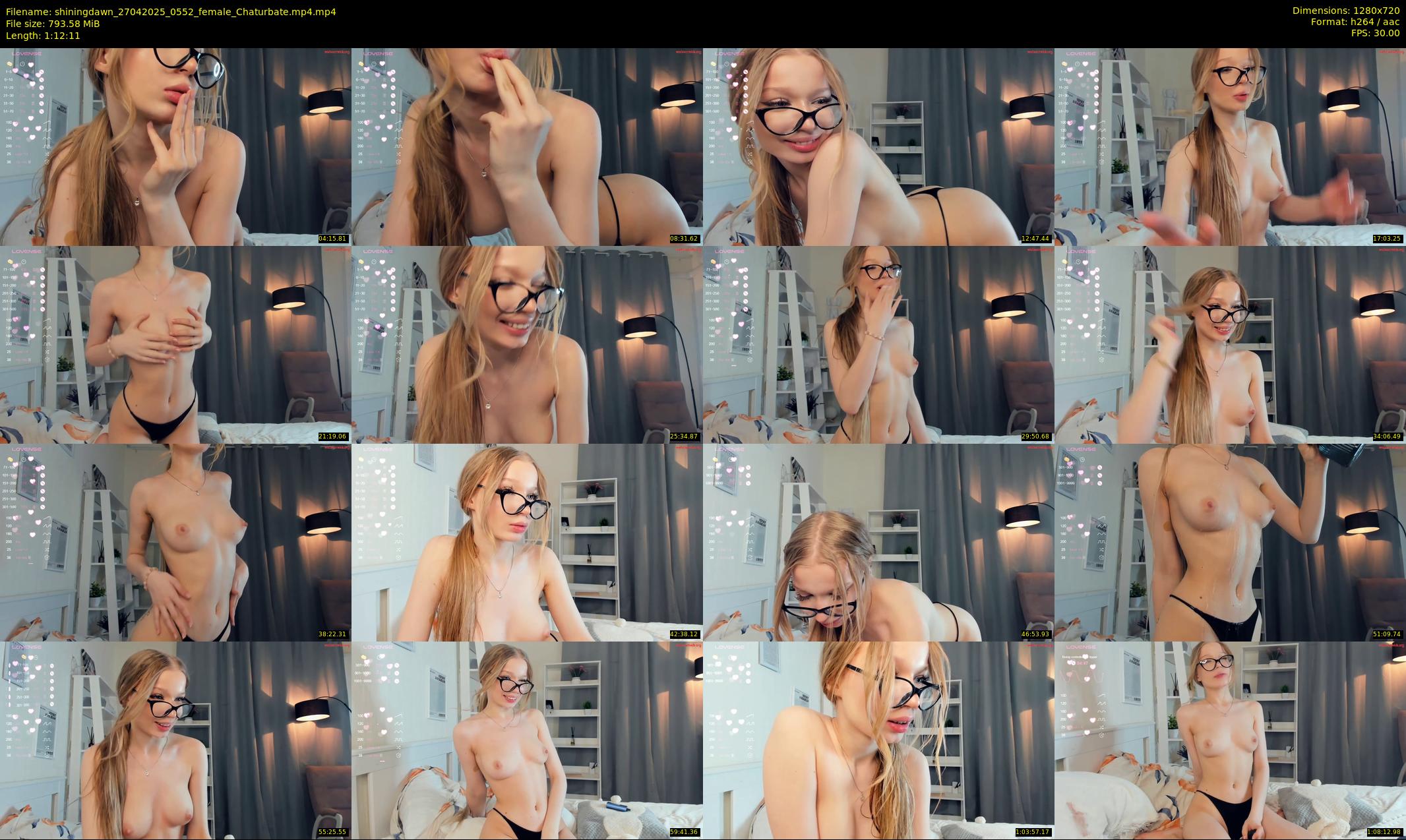 shiningdawn — 73 minute Chaturbate female cam show recording, 720p, Apr 27, 2025