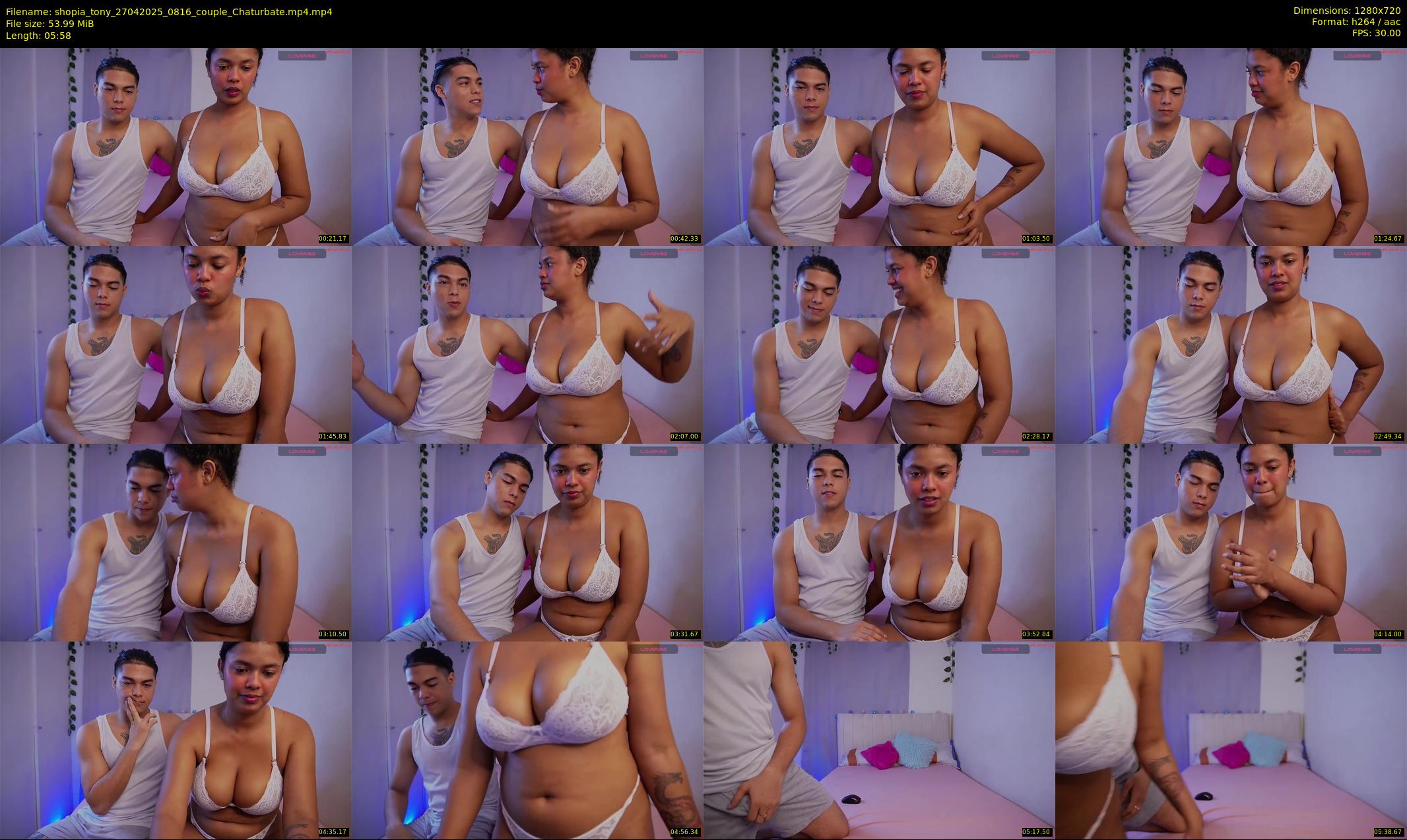 shopia_tony — 6 minute Chaturbate couple cam show recording, 720p, Apr 27, 2025