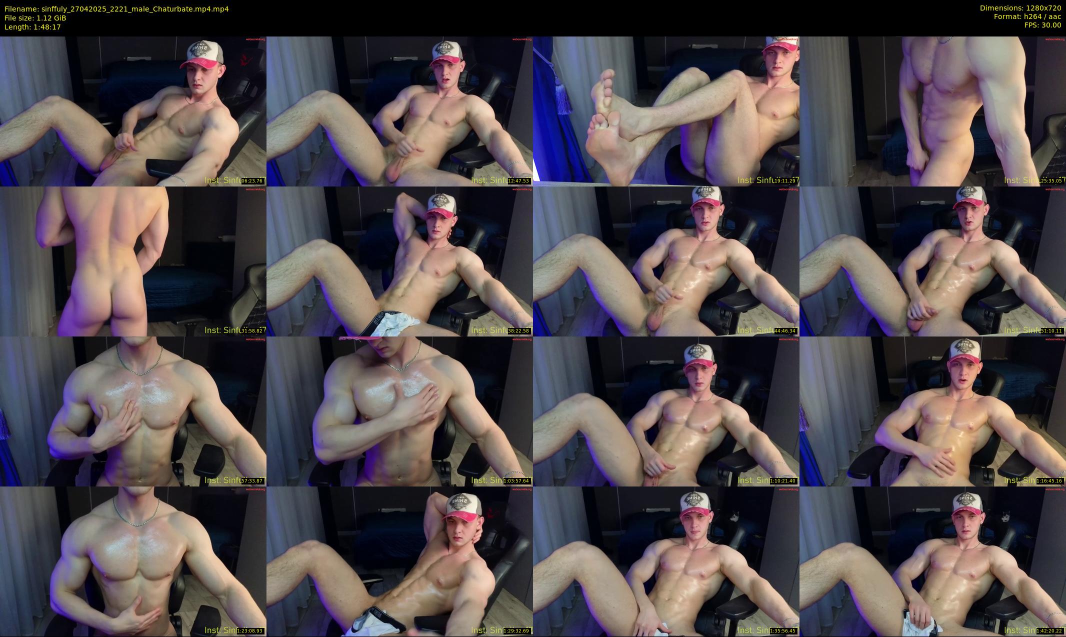 sinffuly — 109 minute Chaturbate male cam show recording, 720p, Apr 27, 2025