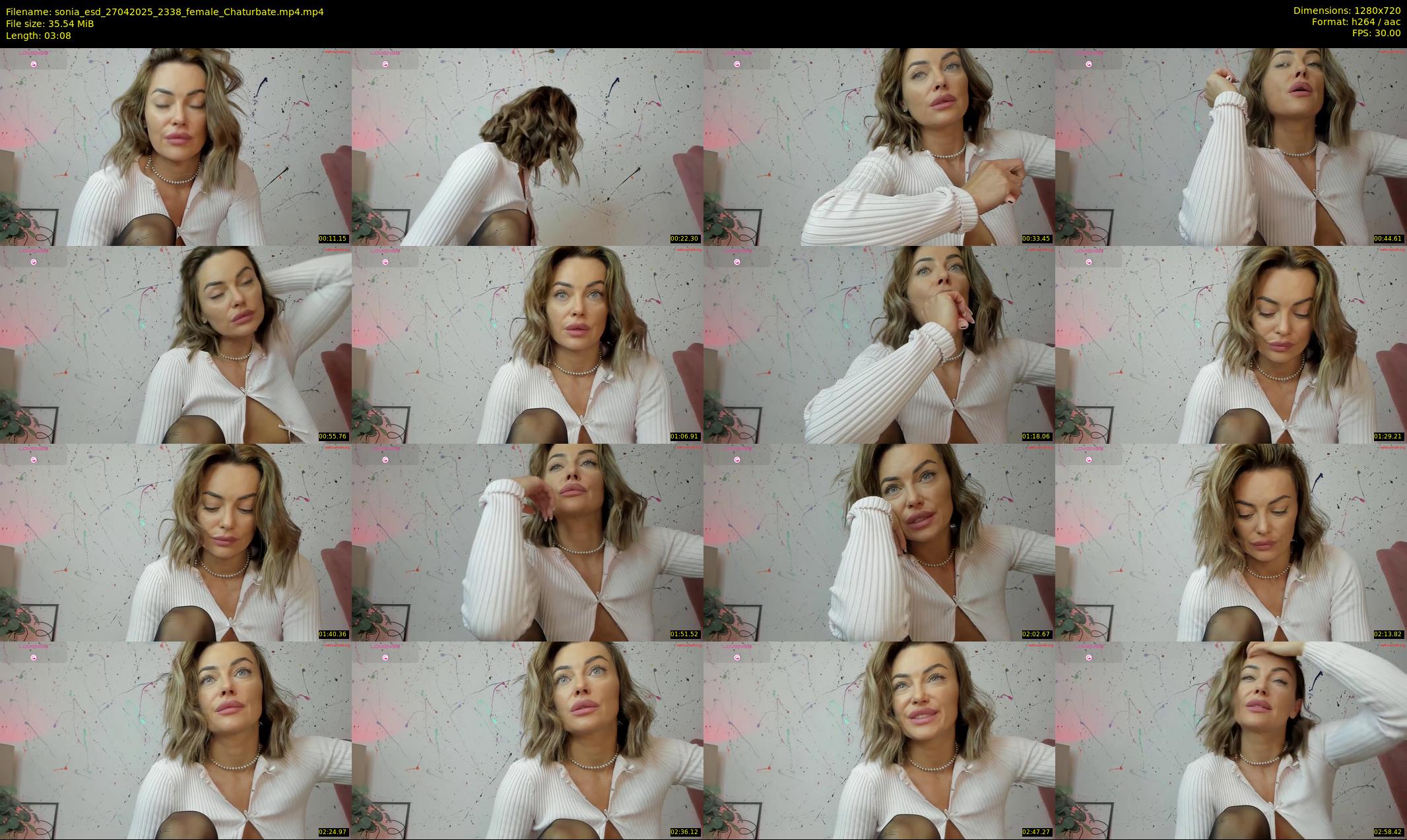 sonia_esd — 4 minute Chaturbate female cam show recording, 720p, Apr 27, 2025