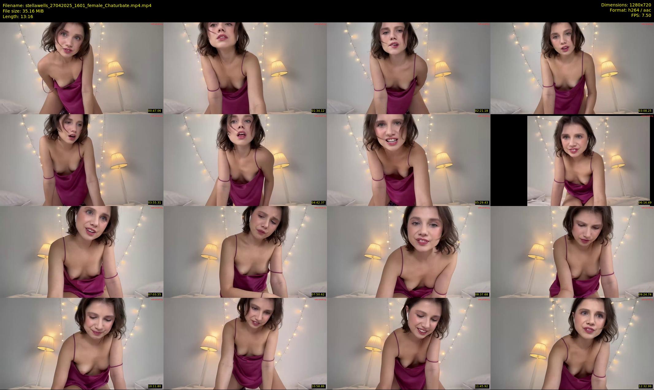 stellawells — 14 minute Chaturbate female cam show recording, 720p, Apr 27, 2025