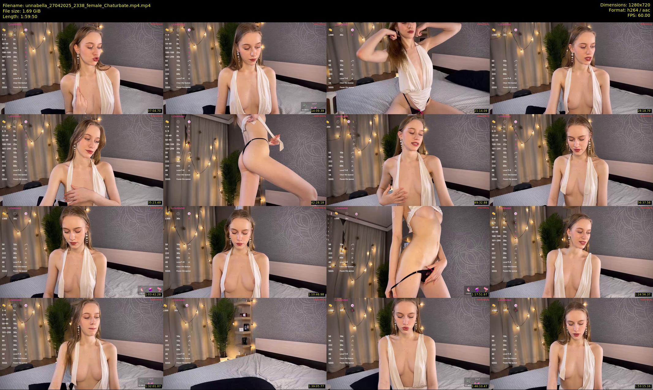 unnabella — 120 minute Chaturbate female cam show recording, 720p, Apr 27, 2025