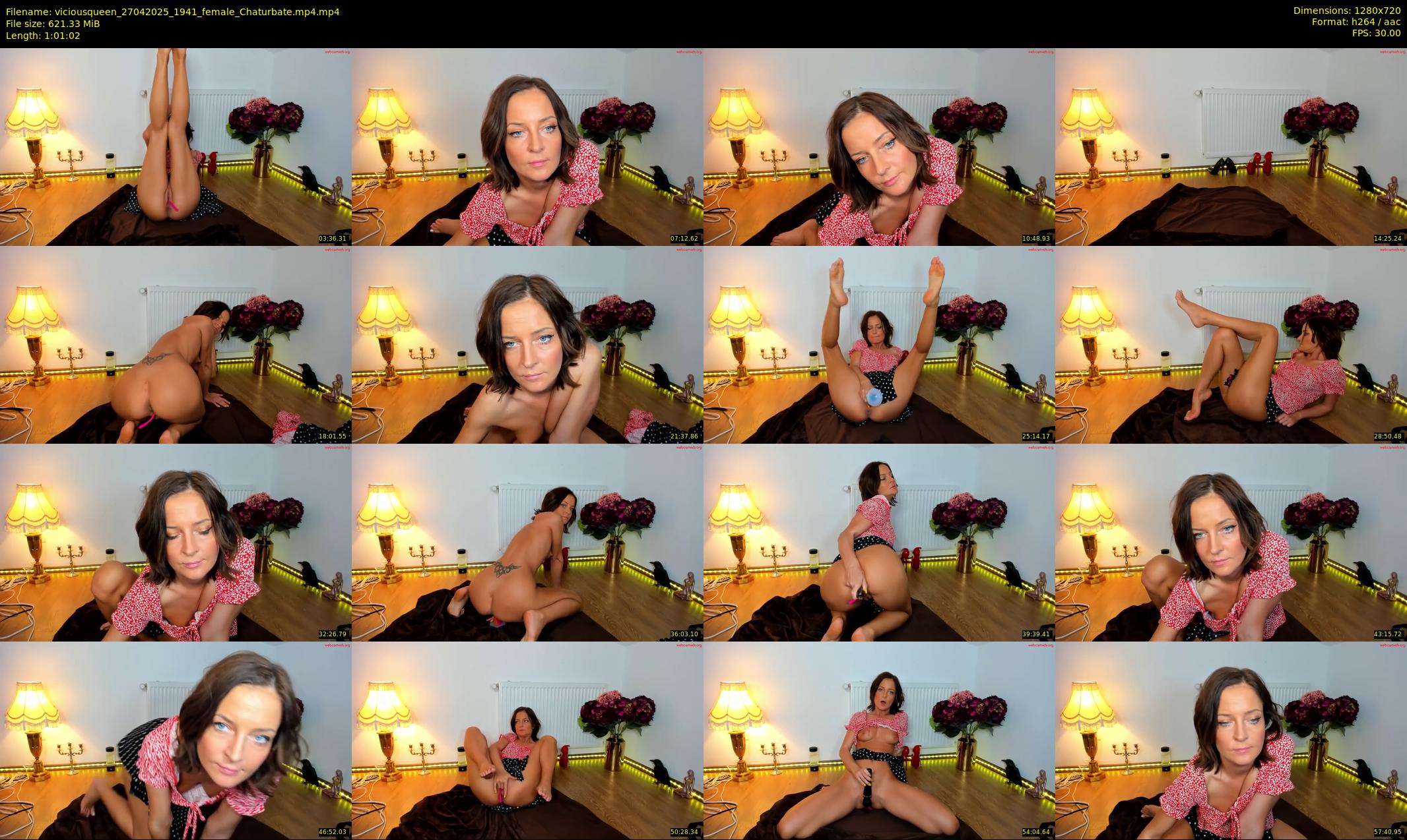 viciousqueen — 62 minute Chaturbate female cam show recording, 720p, Apr 27, 2025