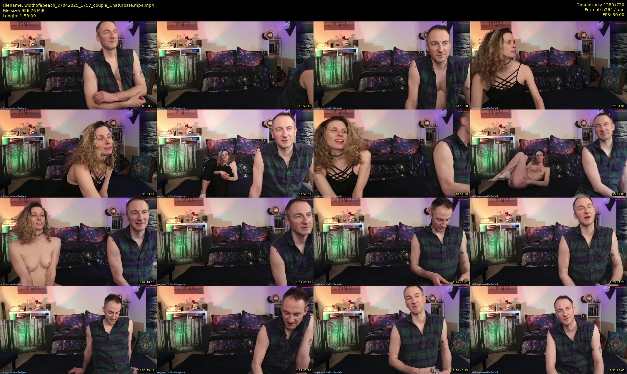 widthofapeach — 119 minute Chaturbate couple cam show recording, 720p, Apr 27, 2025