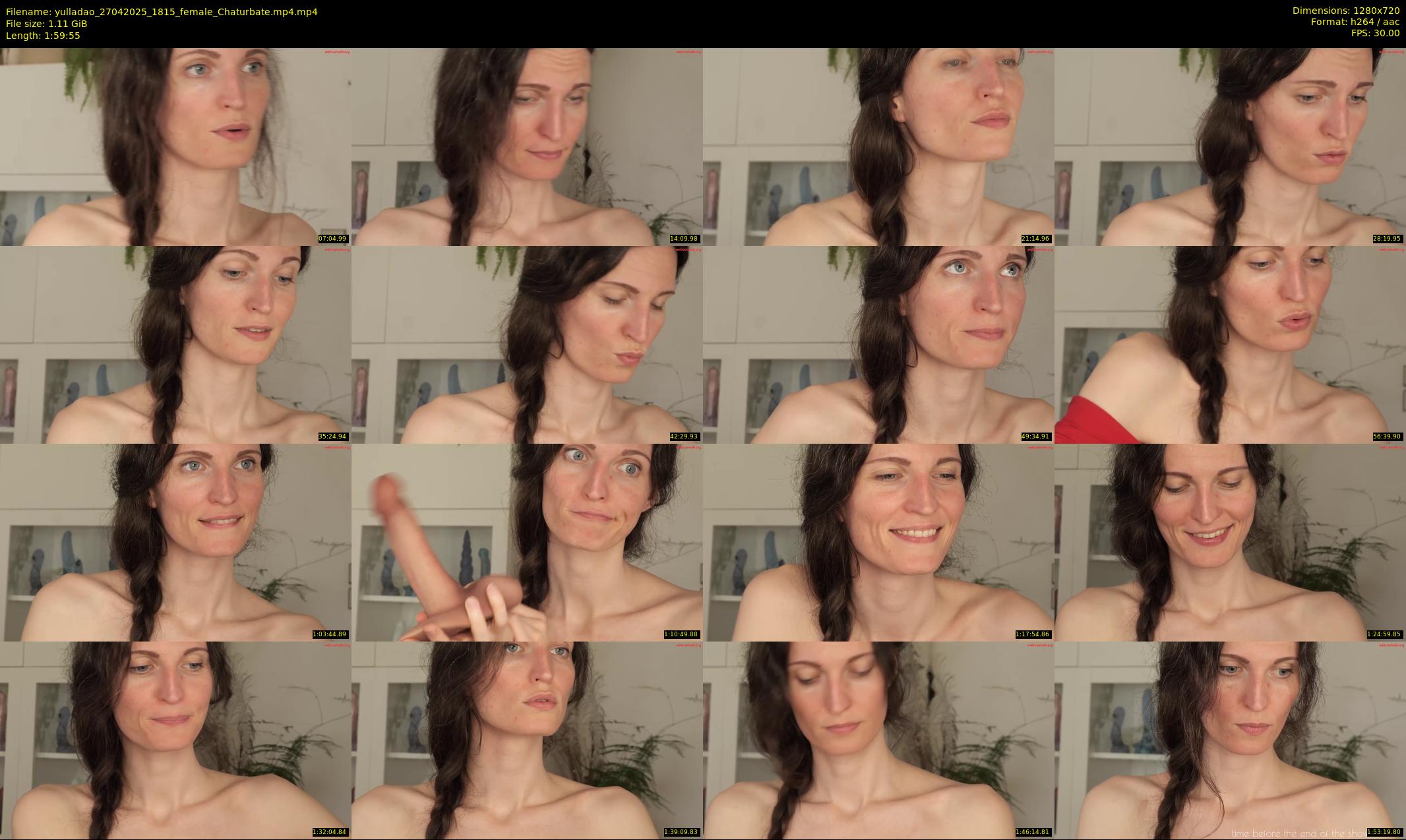 yulladao — 120 minute Chaturbate female cam show recording, 720p, Apr 27, 2025