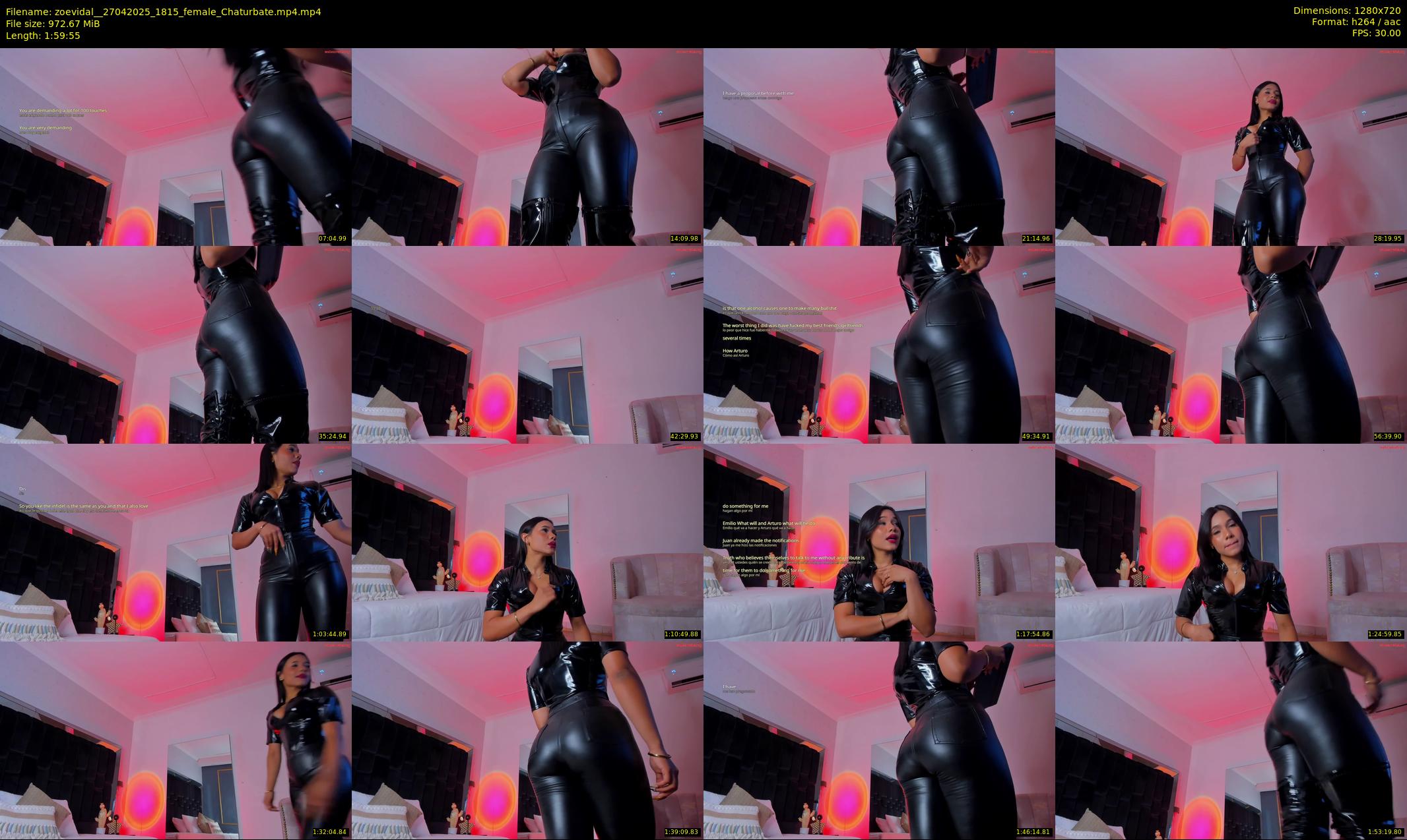 zoevidal_ — 120 minute Chaturbate female cam show recording, 720p, Apr 27, 2025