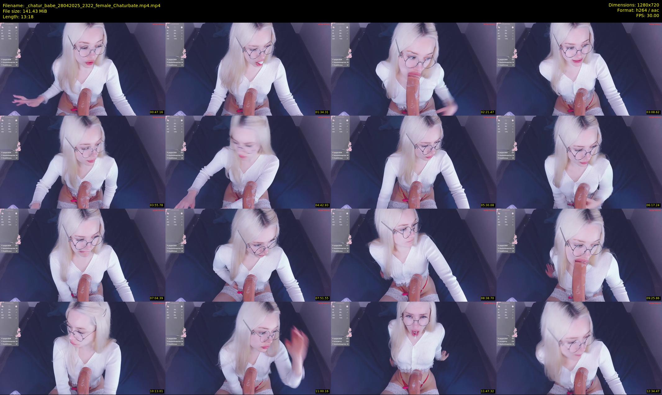 _chatur_babe — 14 minute Chaturbate female cam show recording, 720p, Apr 28, 2025