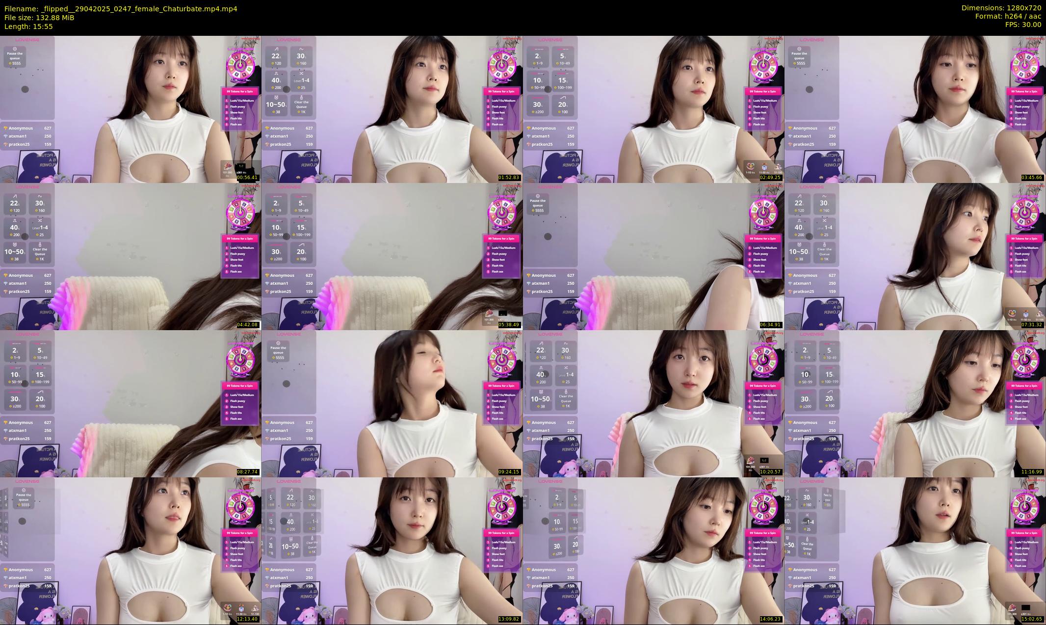 _flipped_ — 16 minute Chaturbate female cam show recording, 720p, Apr 29, 2025
