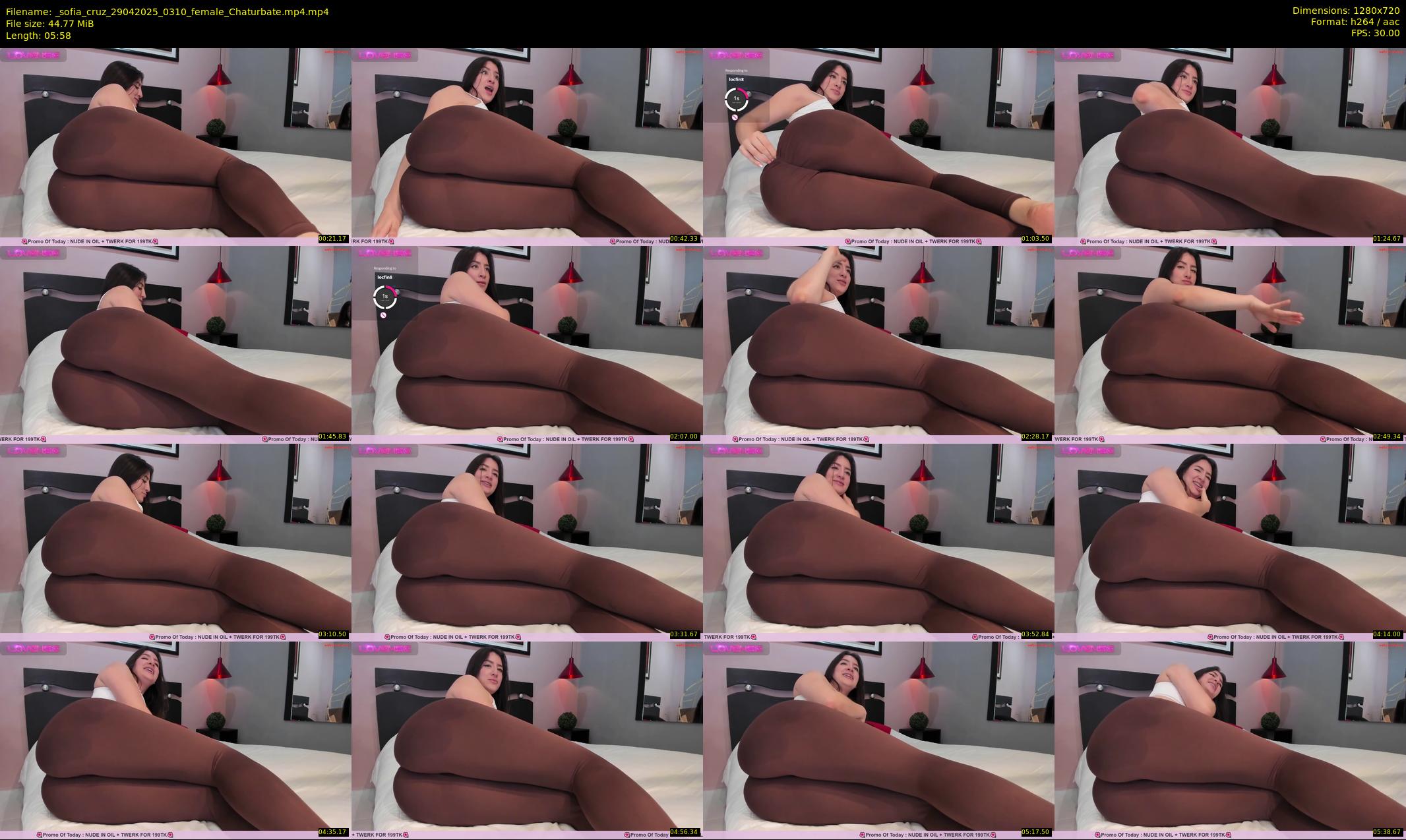 _sofia_cruz — 6 minute Chaturbate female cam show recording, 720p, Apr 29, 2025