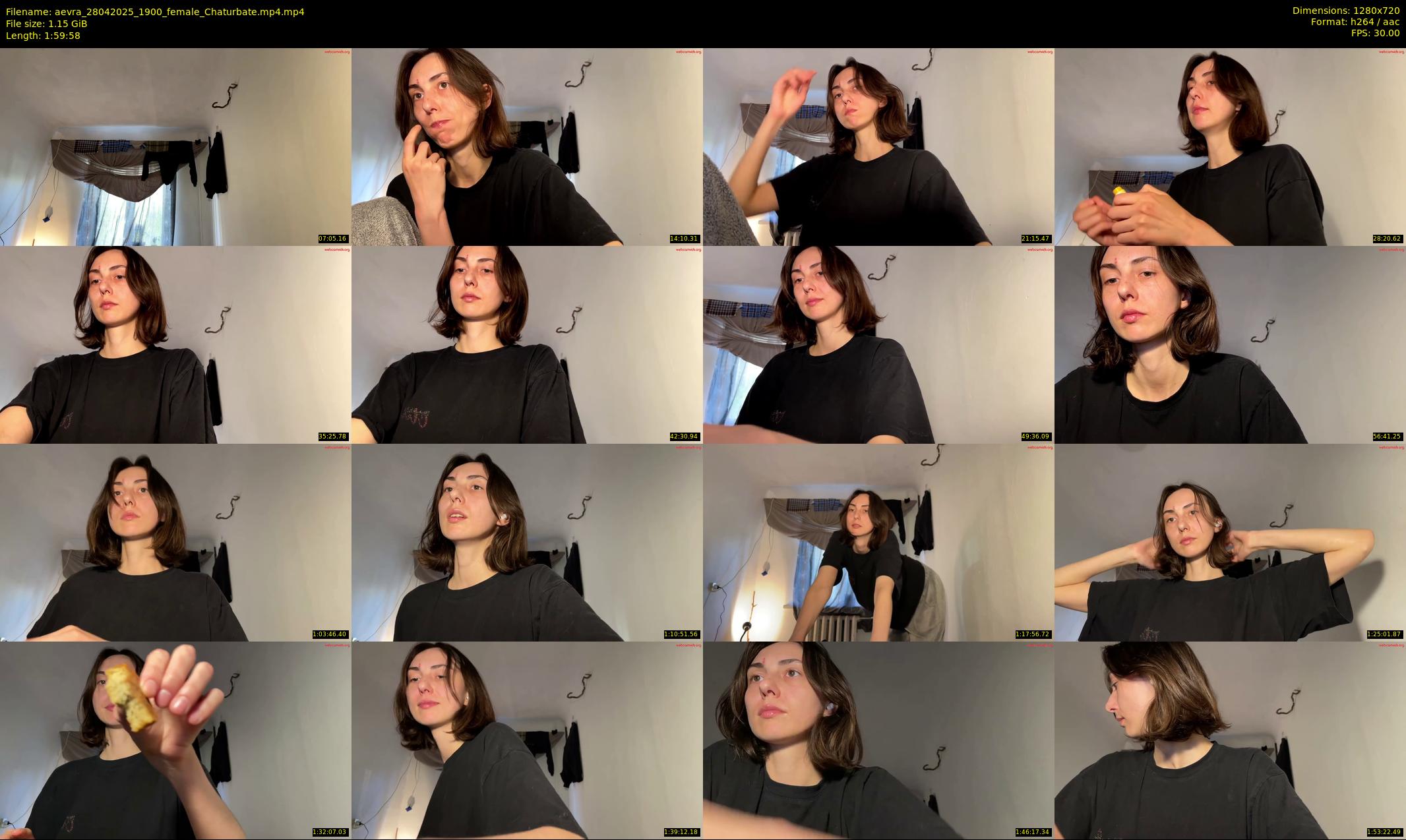 aevra — 120 minute Chaturbate female cam show recording, 720p, Apr 28, 2025