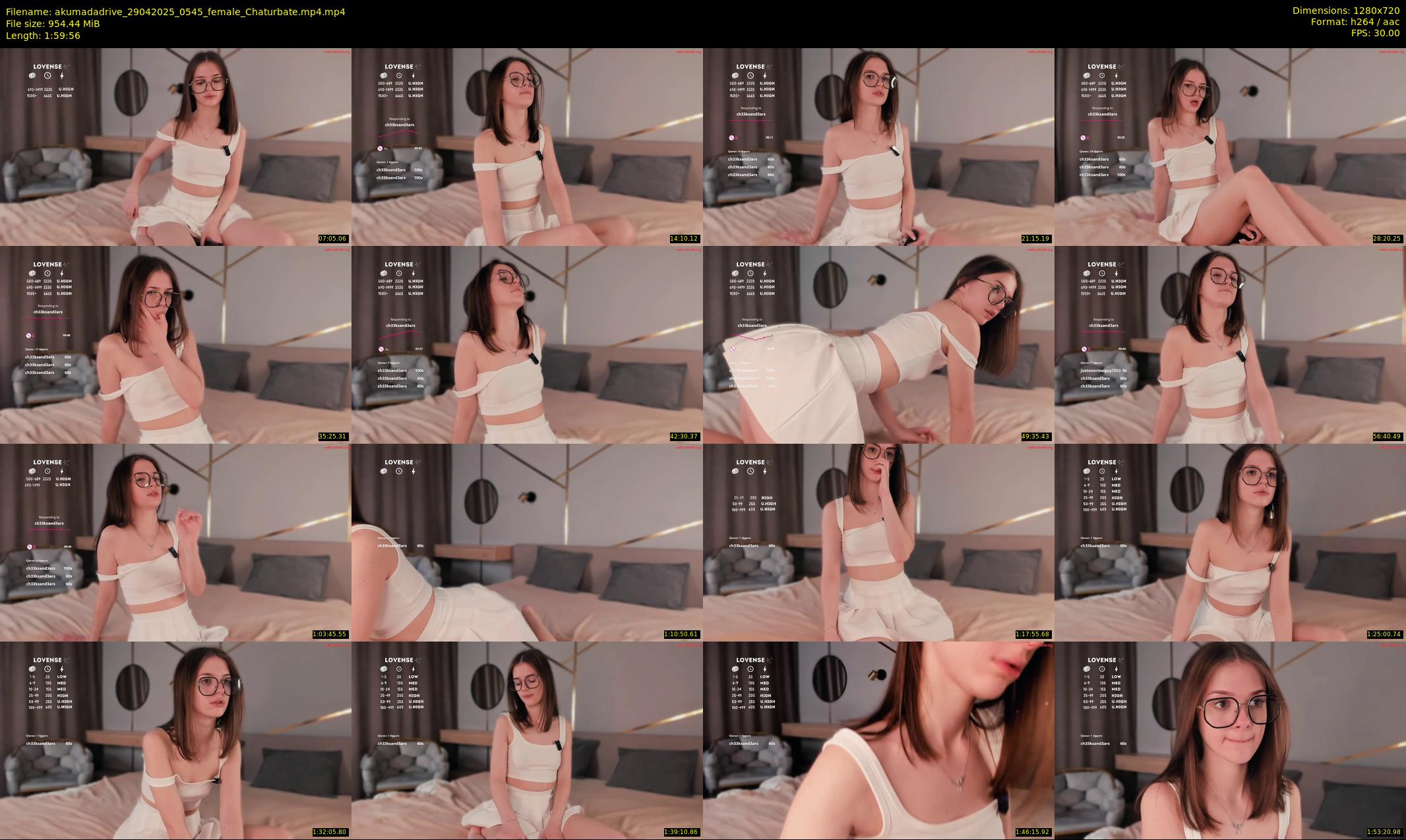 akumadadrive — 120 minute Chaturbate female cam show recording, 720p, Apr 29, 2025
