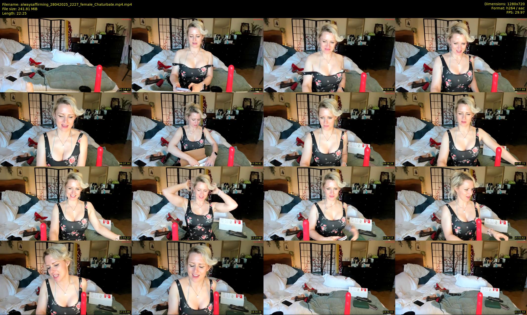 alwaysaffirming — 23 minute Chaturbate couple cam show recording, 720p, Apr 28, 2025