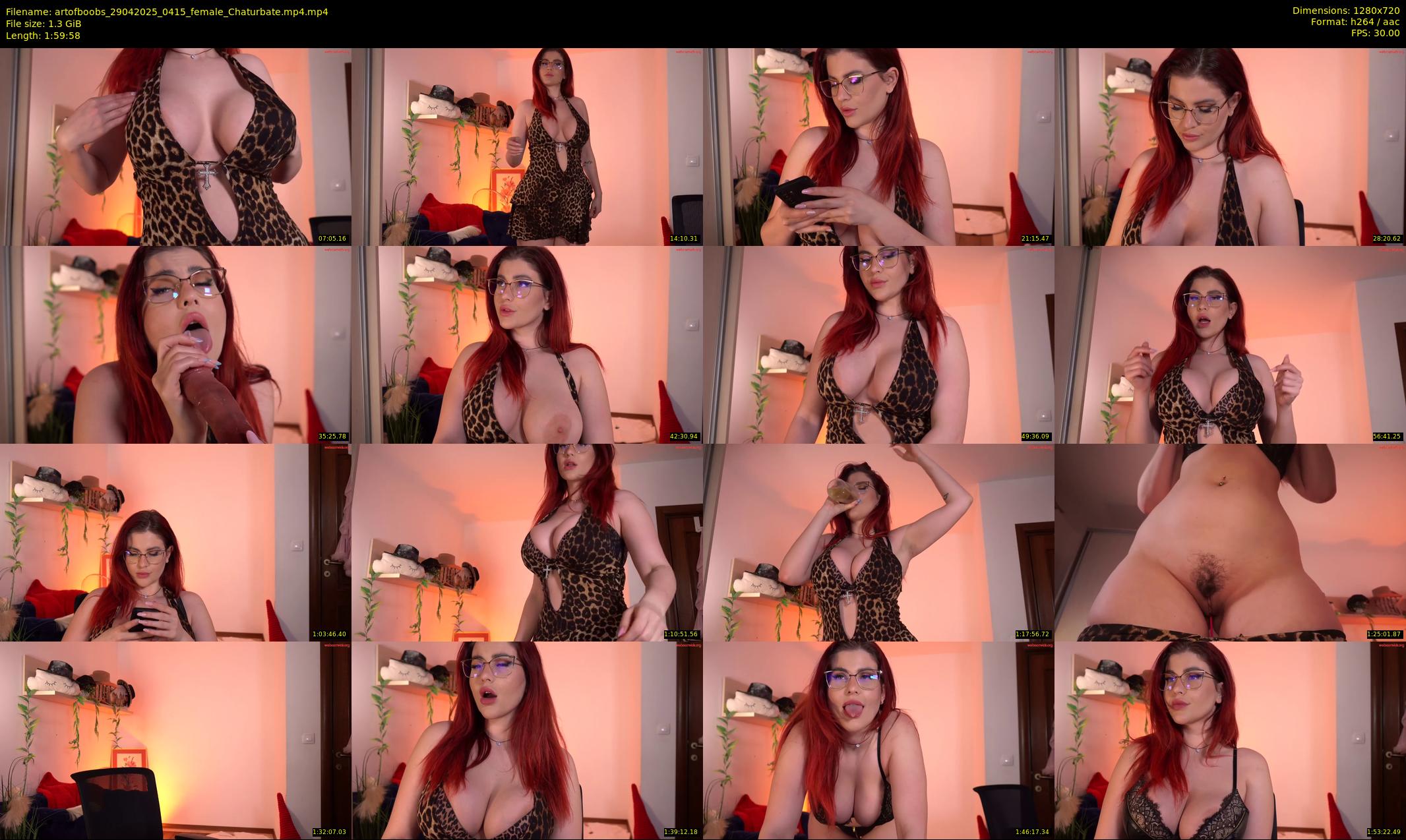 artofboobs — 120 minute Chaturbate female cam show recording, 720p, Apr 29, 2025