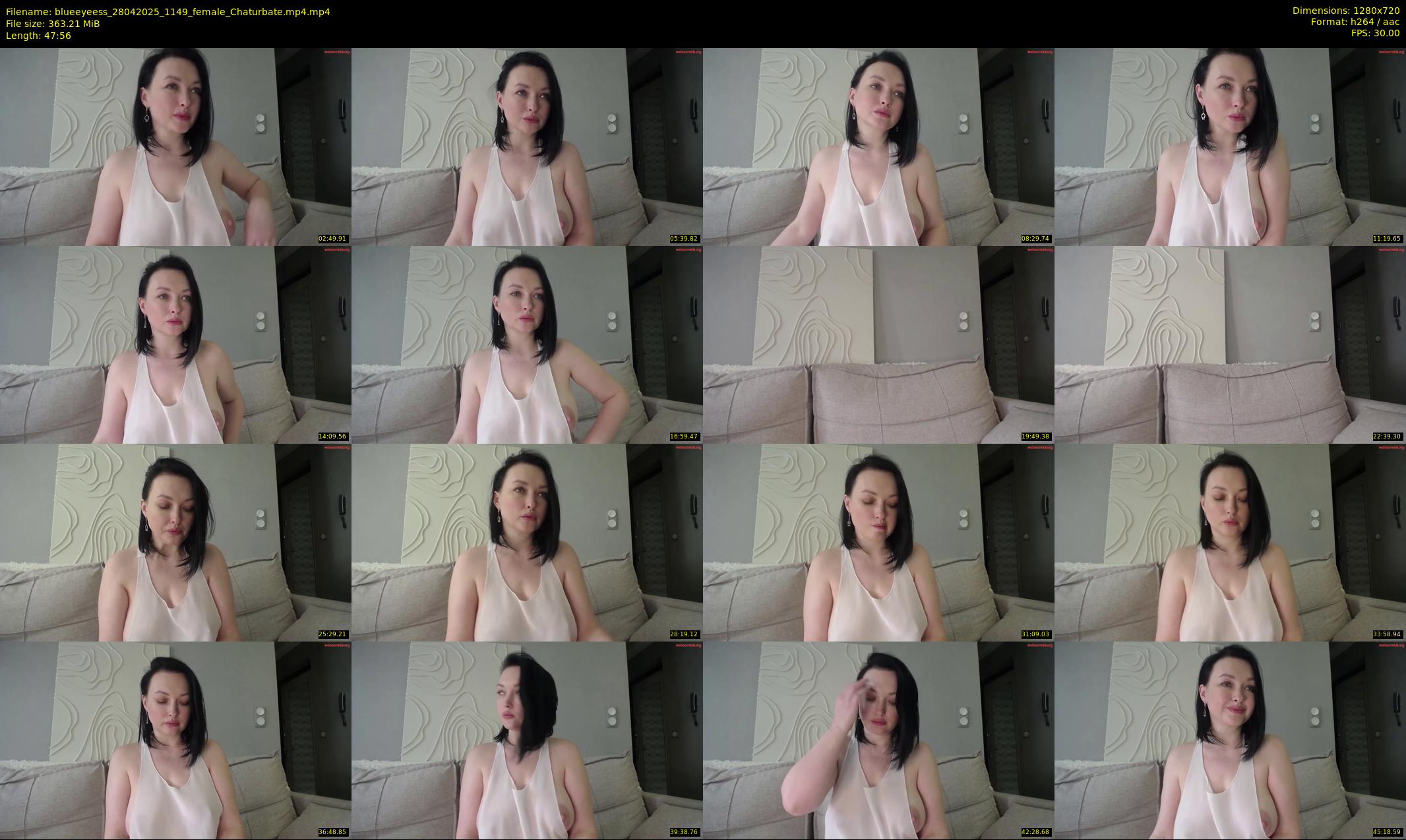 blueeyeess — 48 minute Chaturbate female cam show recording, 720p, Apr 28, 2025