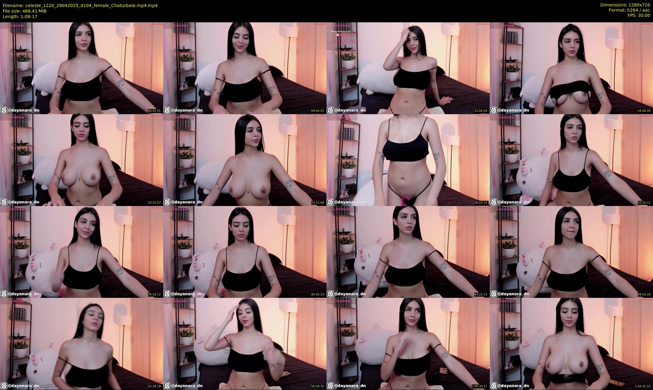 celeste_1220 — 69 minute Chaturbate female cam show recording, 720p, Apr 29, 2025