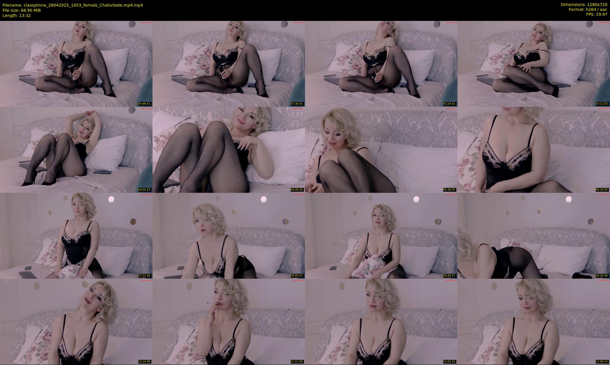 classytinna — 14 minute Chaturbate female cam show recording, 720p, Apr 28, 2025