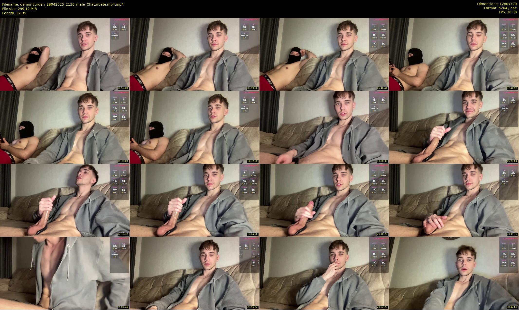 damondurden — 33 minute Chaturbate male cam show recording, 720p, Apr 28, 2025