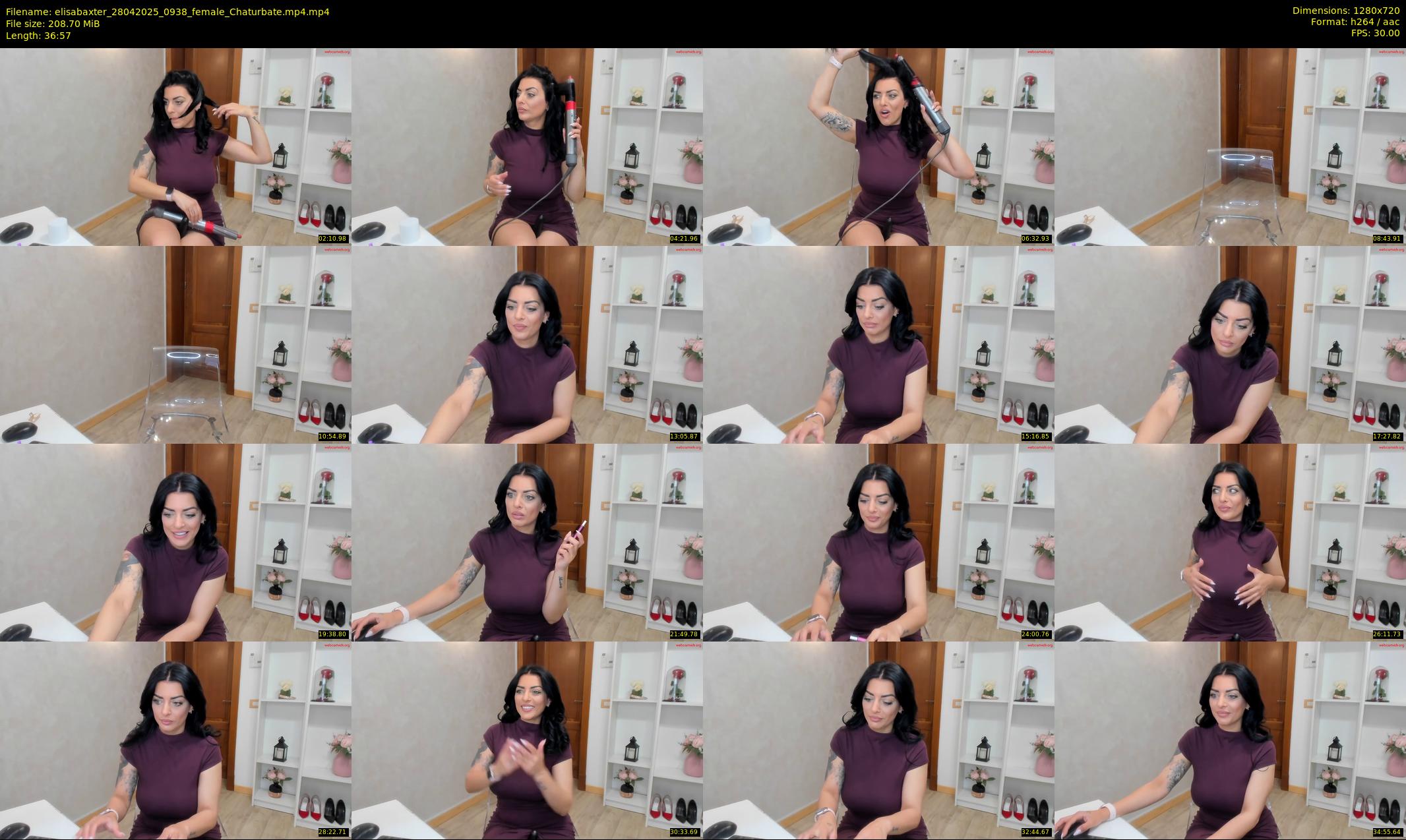 elisabaxter — 37 minute Chaturbate female cam show recording, 720p, Apr 28, 2025