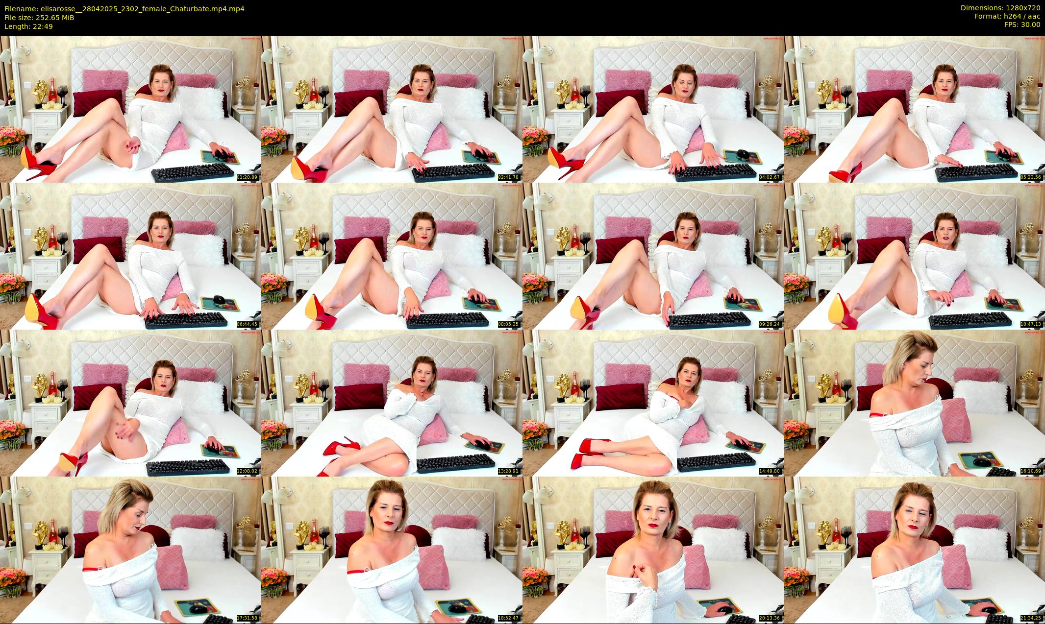 elisarosse_ — 23 minute Chaturbate female cam show recording, 720p, Apr 28, 2025