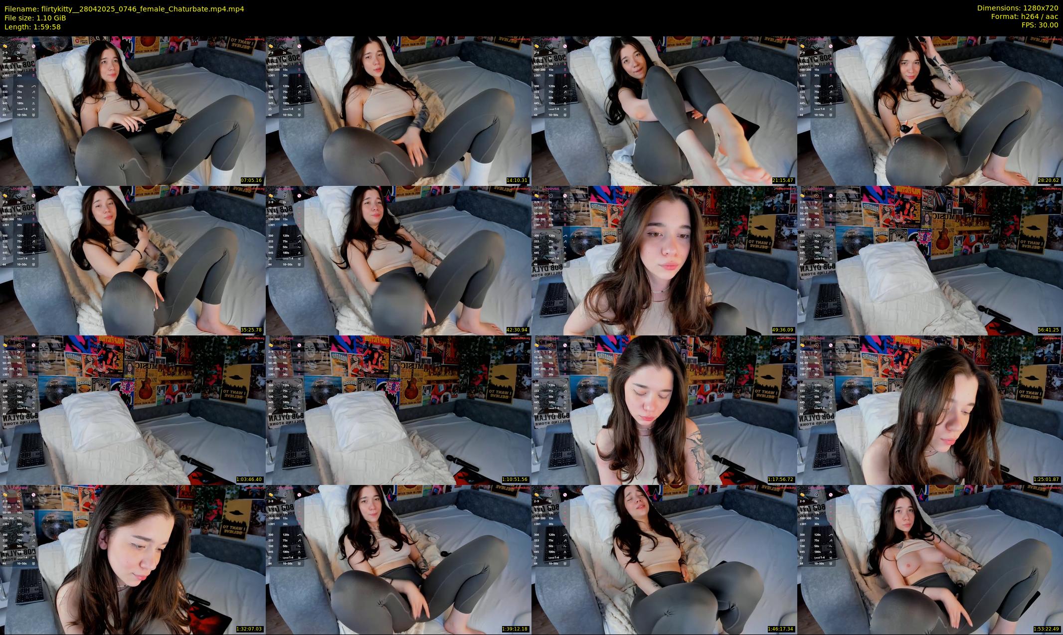 flirtykitty_ — 120 minute Chaturbate female cam show recording, 720p, Apr 28, 2025