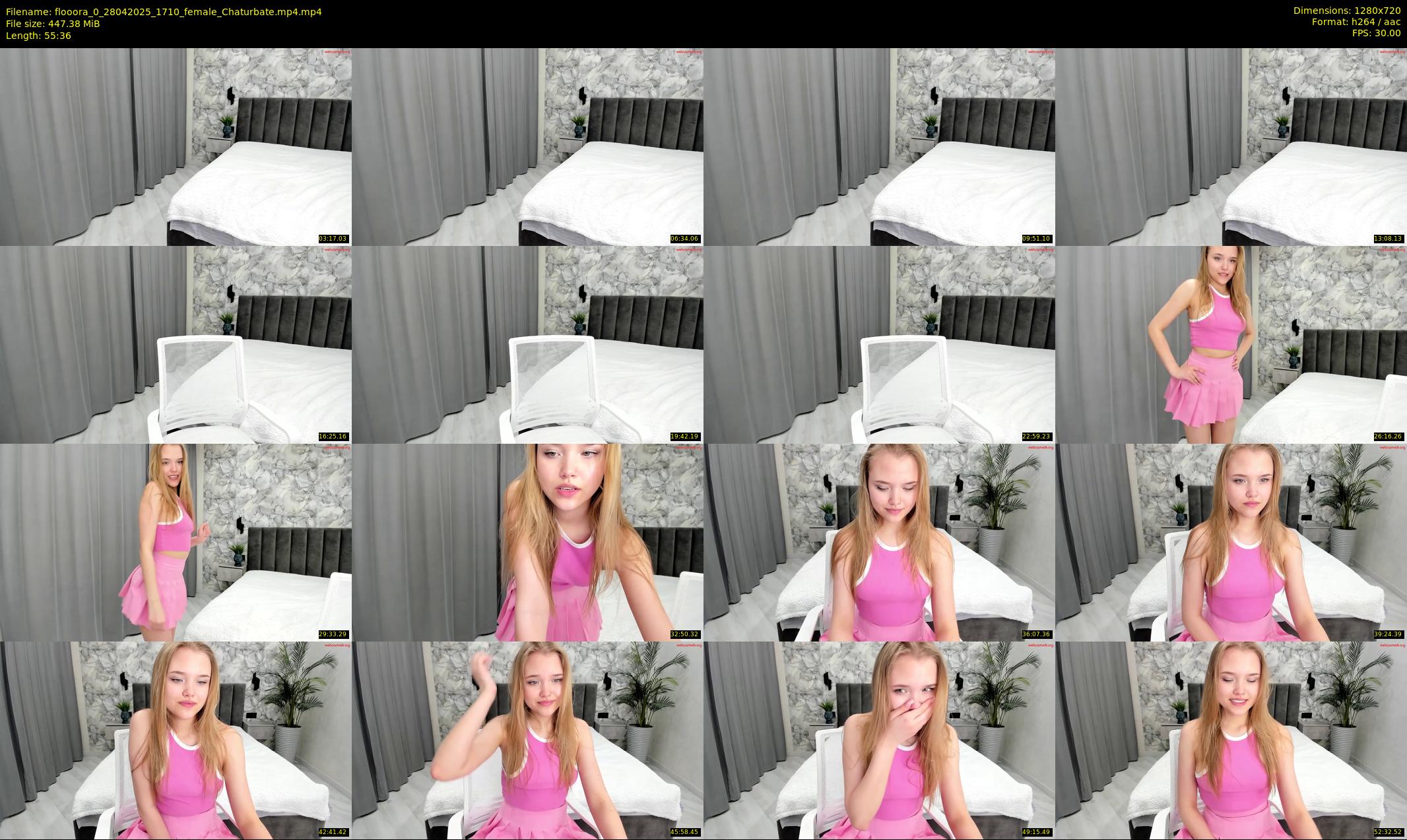 flooora_0 — 56 minute Chaturbate couple cam show recording, 720p, Apr 28, 2025