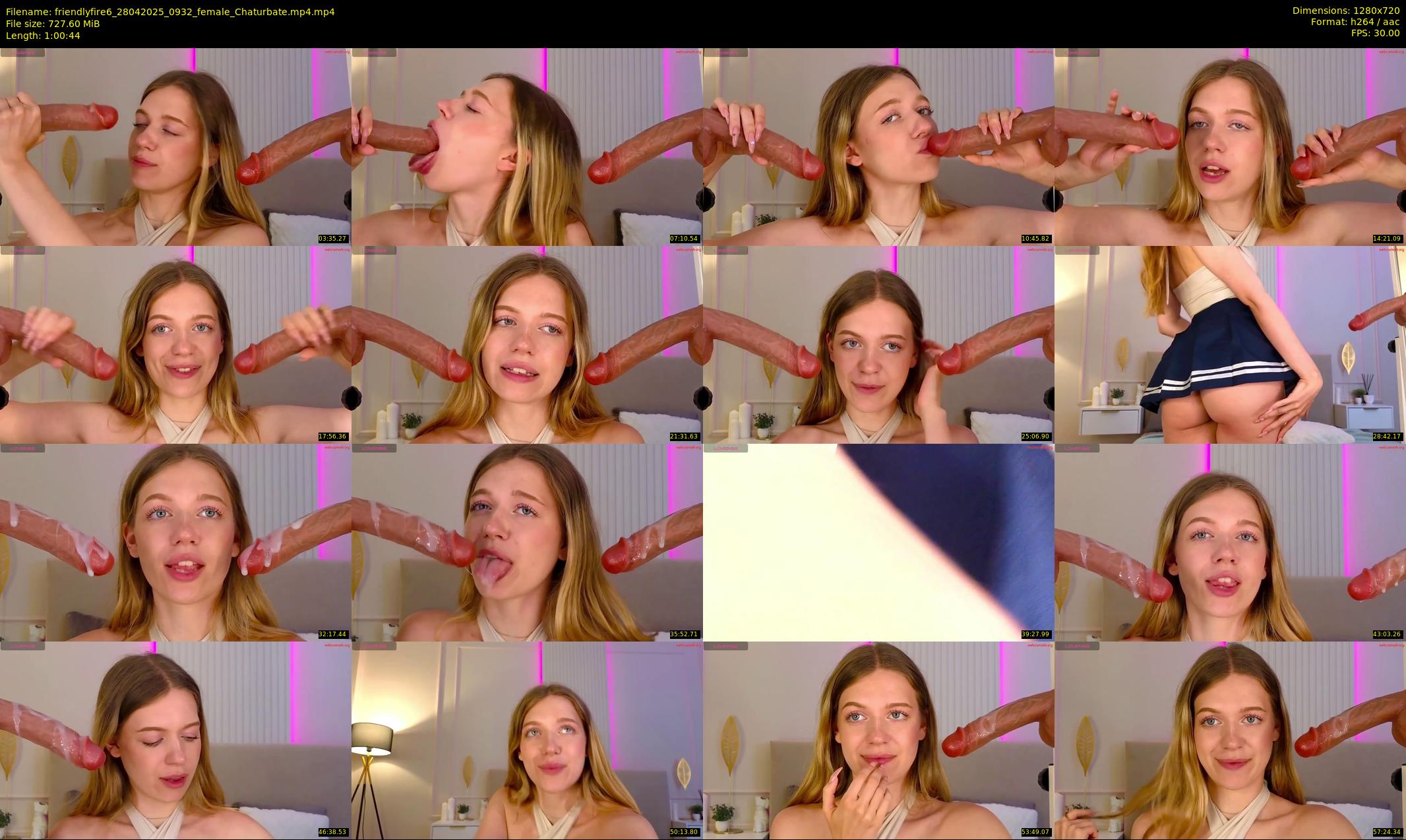 friendlyfire6 — 61 minute Chaturbate female cam show recording, 720p, Apr 28, 2025