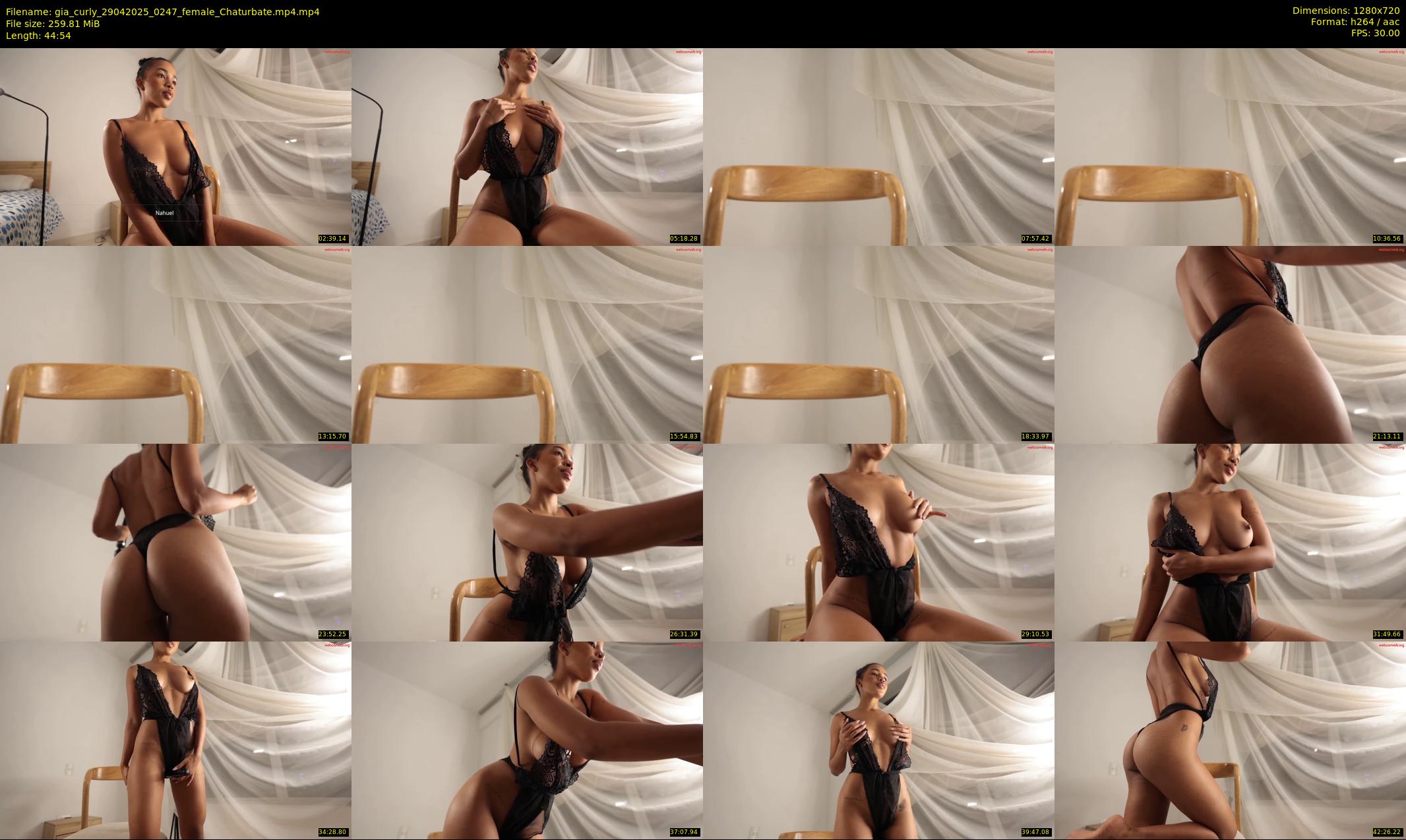 gia_curly — 45 minute Chaturbate female cam show recording, 720p, Apr 29, 2025