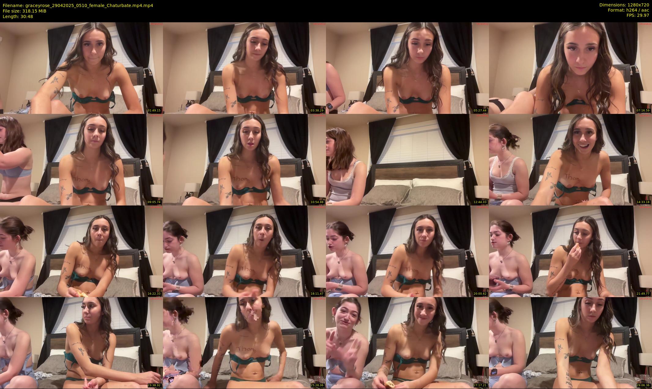 graceyrose — 31 minute Chaturbate female cam show recording, 720p, Apr 29, 2025
