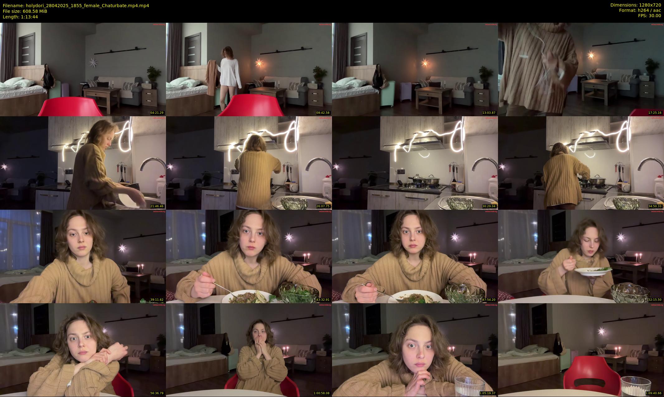 holydori — 74 minute Chaturbate female cam show recording, 720p, Apr 28, 2025