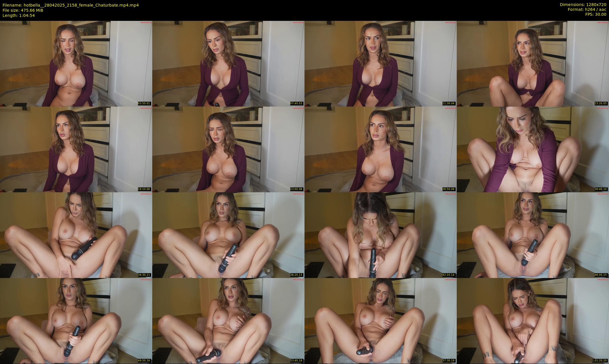 hotbella_ — 65 minute Chaturbate female cam show recording, 720p, Apr 28, 2025