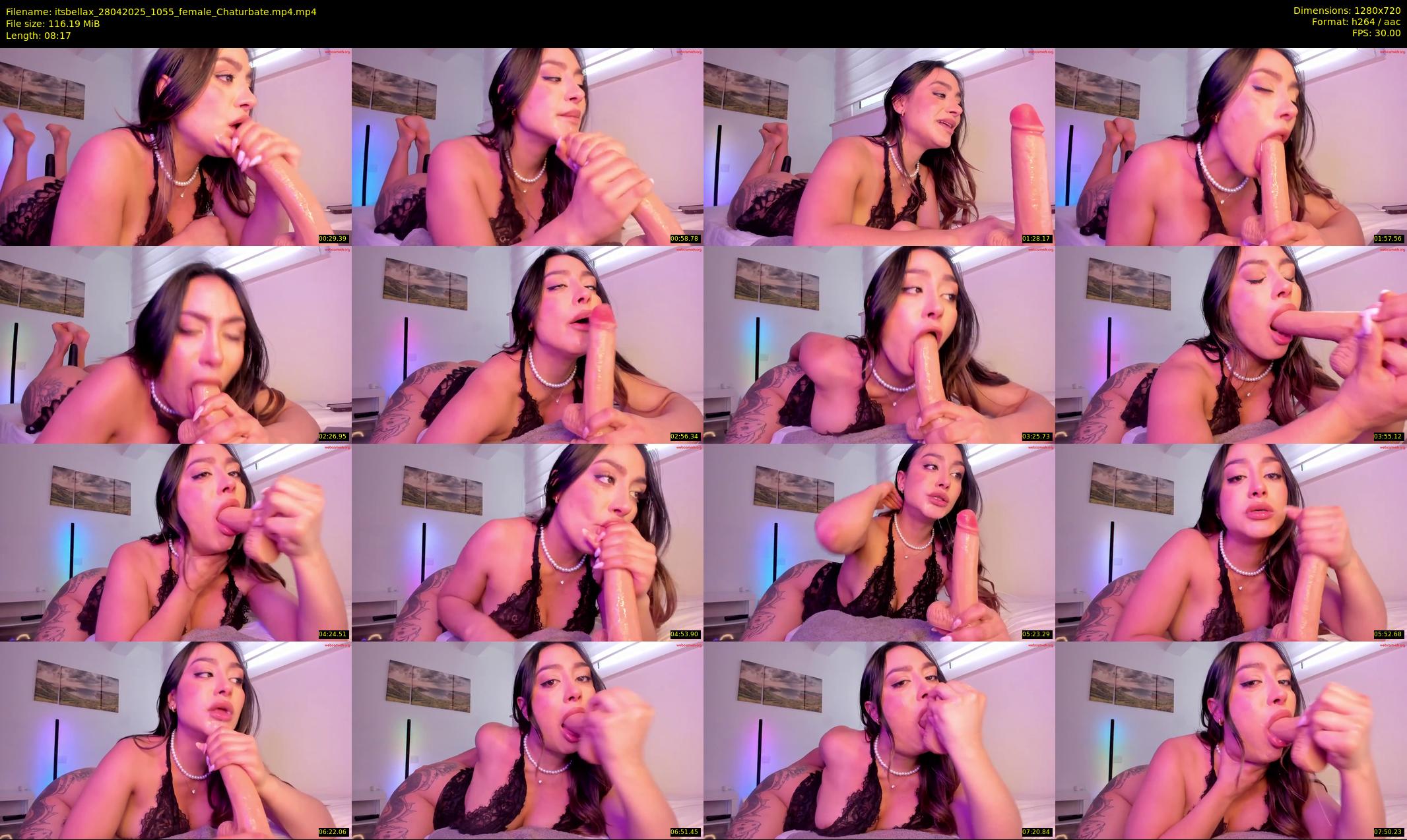 itsbellax — 9 minute Chaturbate female cam show recording, 720p, Apr 28, 2025