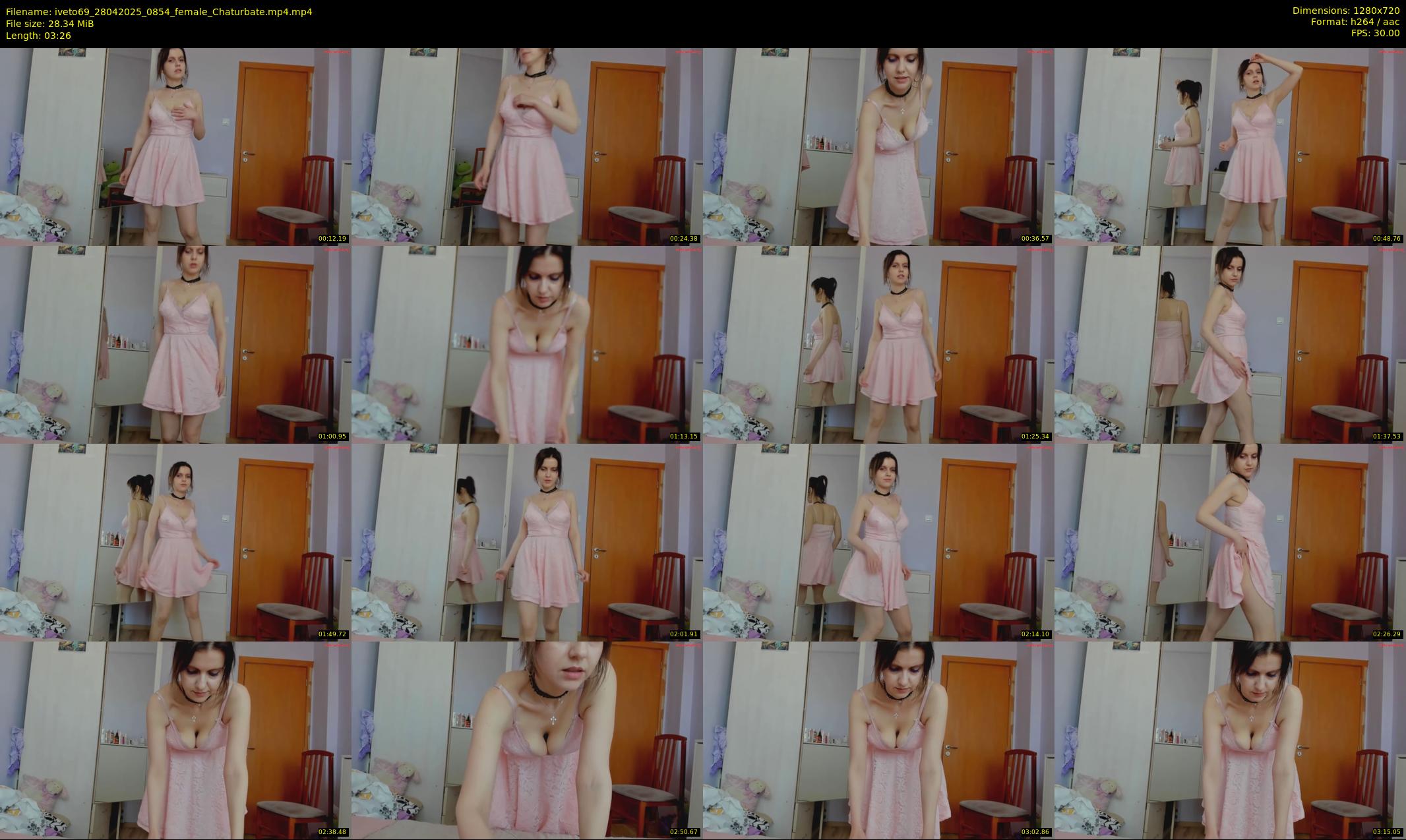 iveto69 — 4 minute Chaturbate female cam show recording, 720p, Apr 28, 2025