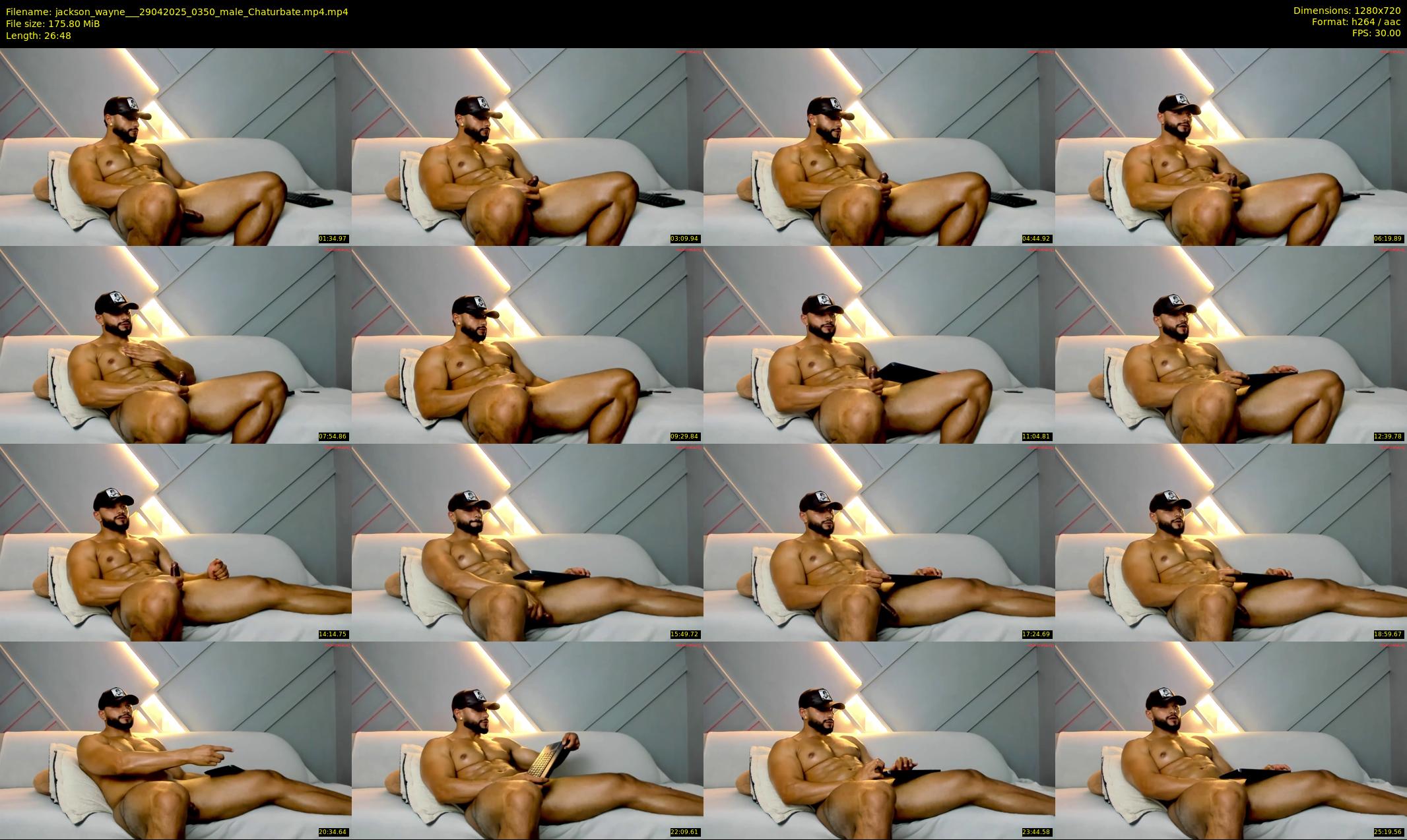 jackson_wayne__ — 27 minute Chaturbate male cam show recording, 720p, Apr 29, 2025
