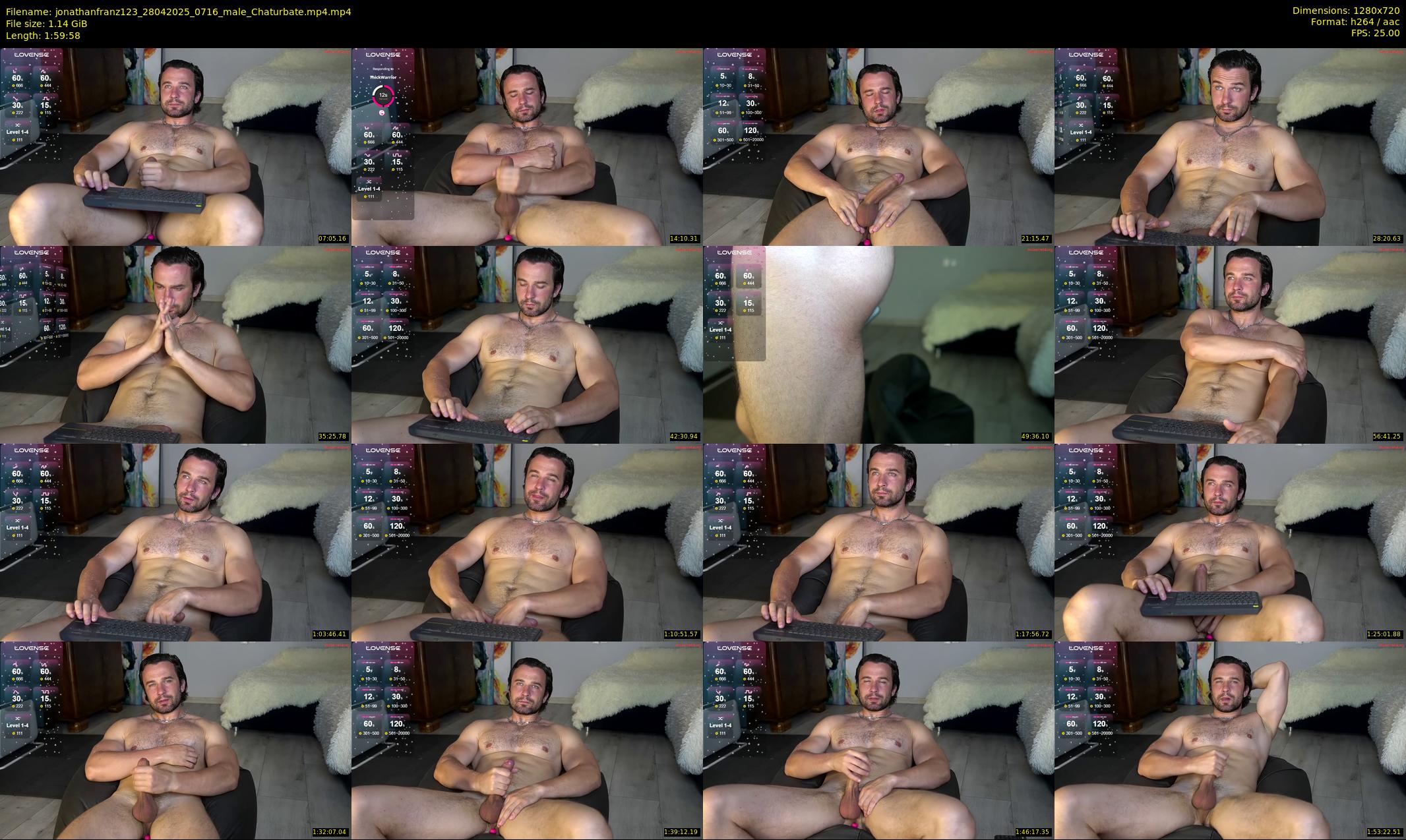 jonathanfranz123 — 120 minute Chaturbate male cam show recording, 720p, Apr 28, 2025