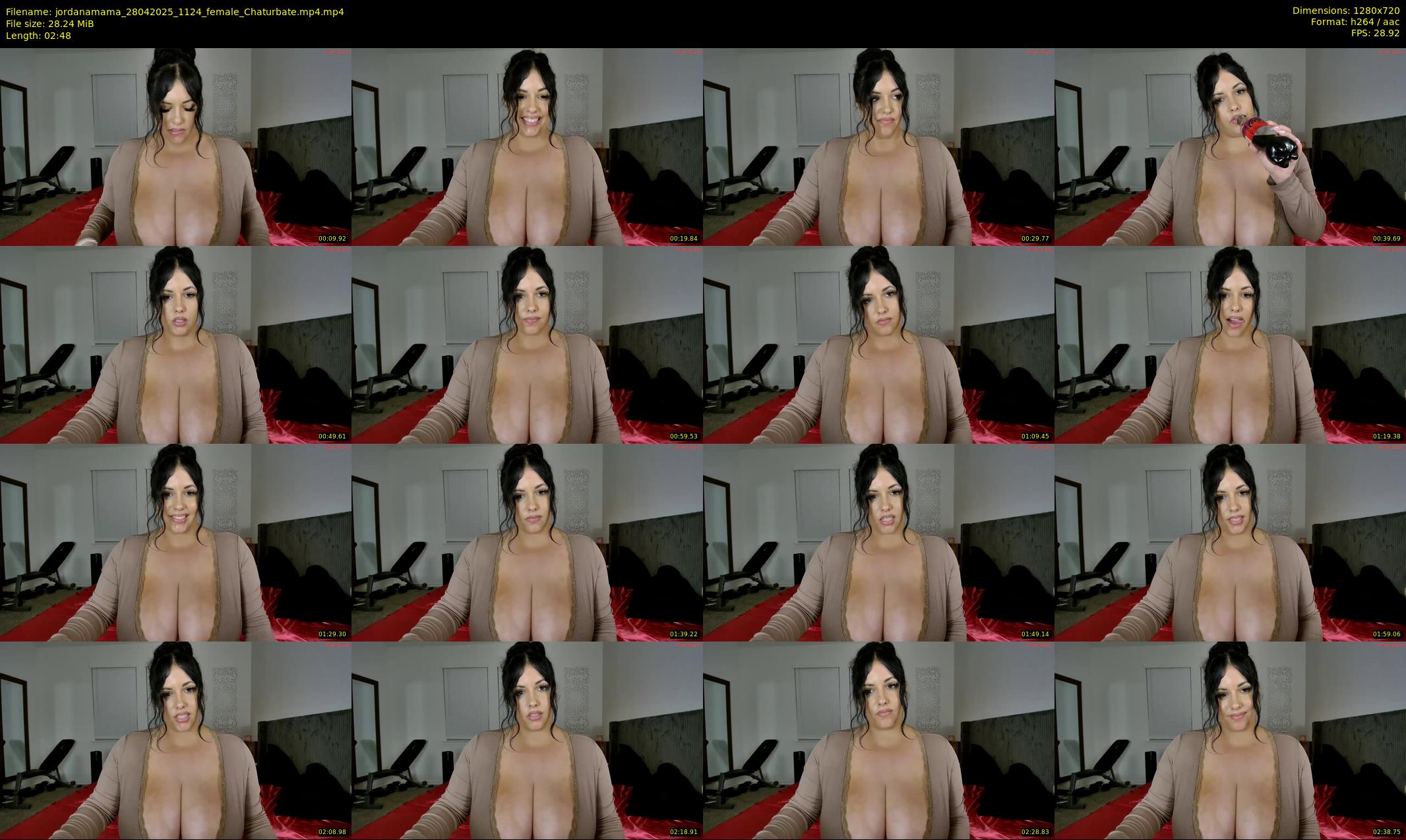 jordanamama — 3 minute Chaturbate couple cam show recording, 720p, Apr 28, 2025