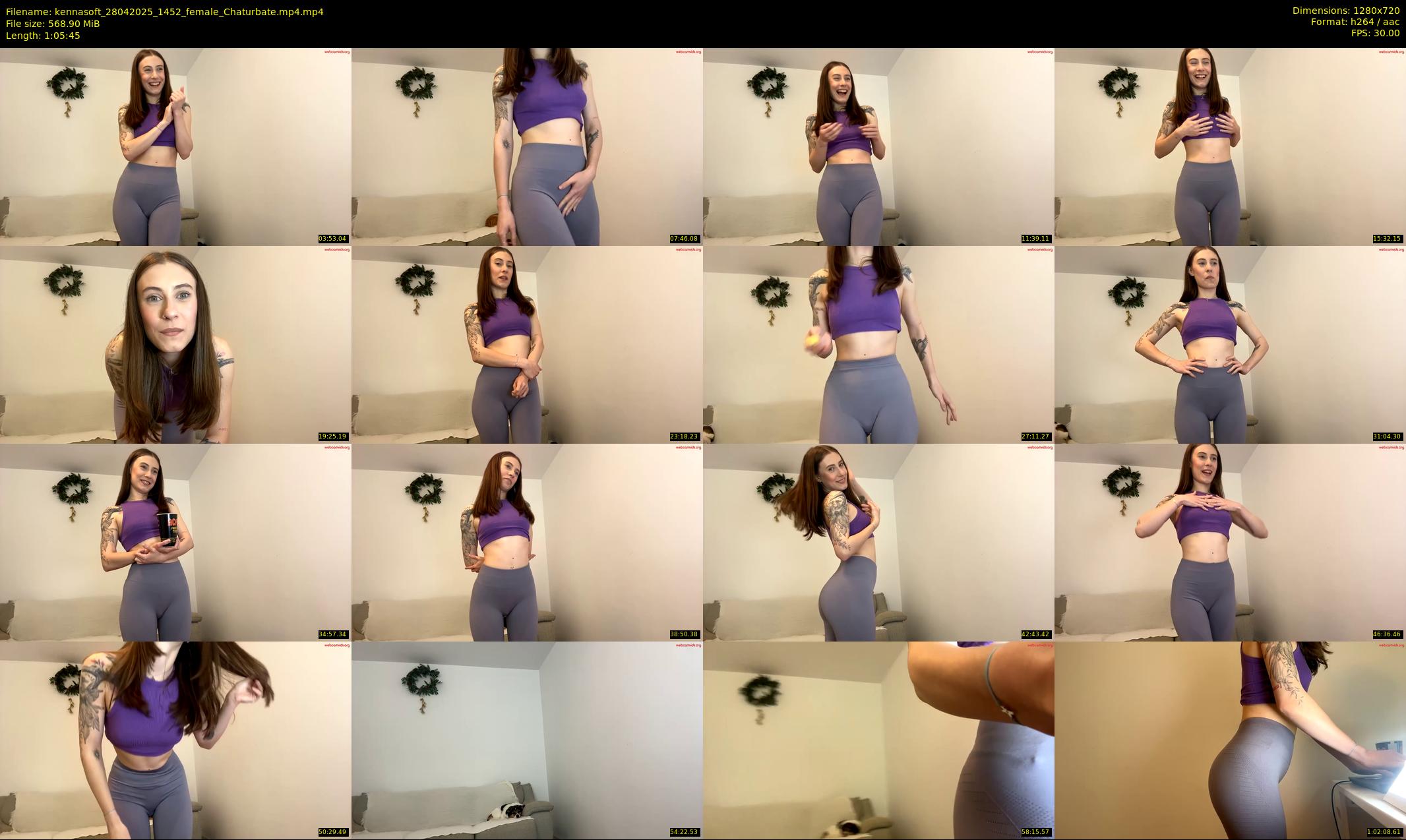 kennasoft — 66 minute Chaturbate female cam show recording, 720p, Apr 28, 2025