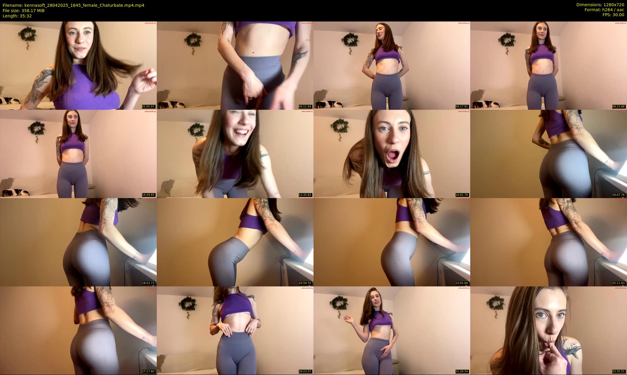 kennasoft — 36 minute Chaturbate female cam show recording, 720p, Apr 28, 2025