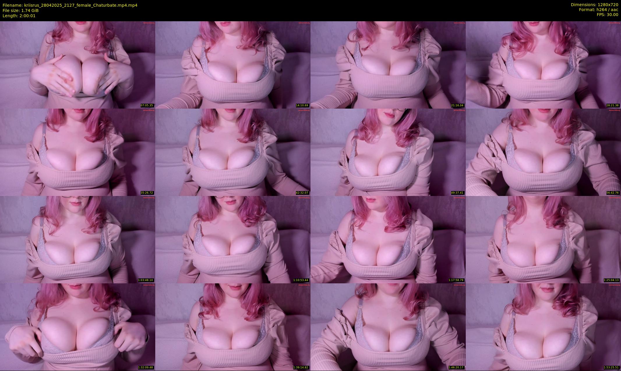 kriisrus — 121 minute Chaturbate female cam show recording, 720p, Apr 28, 2025