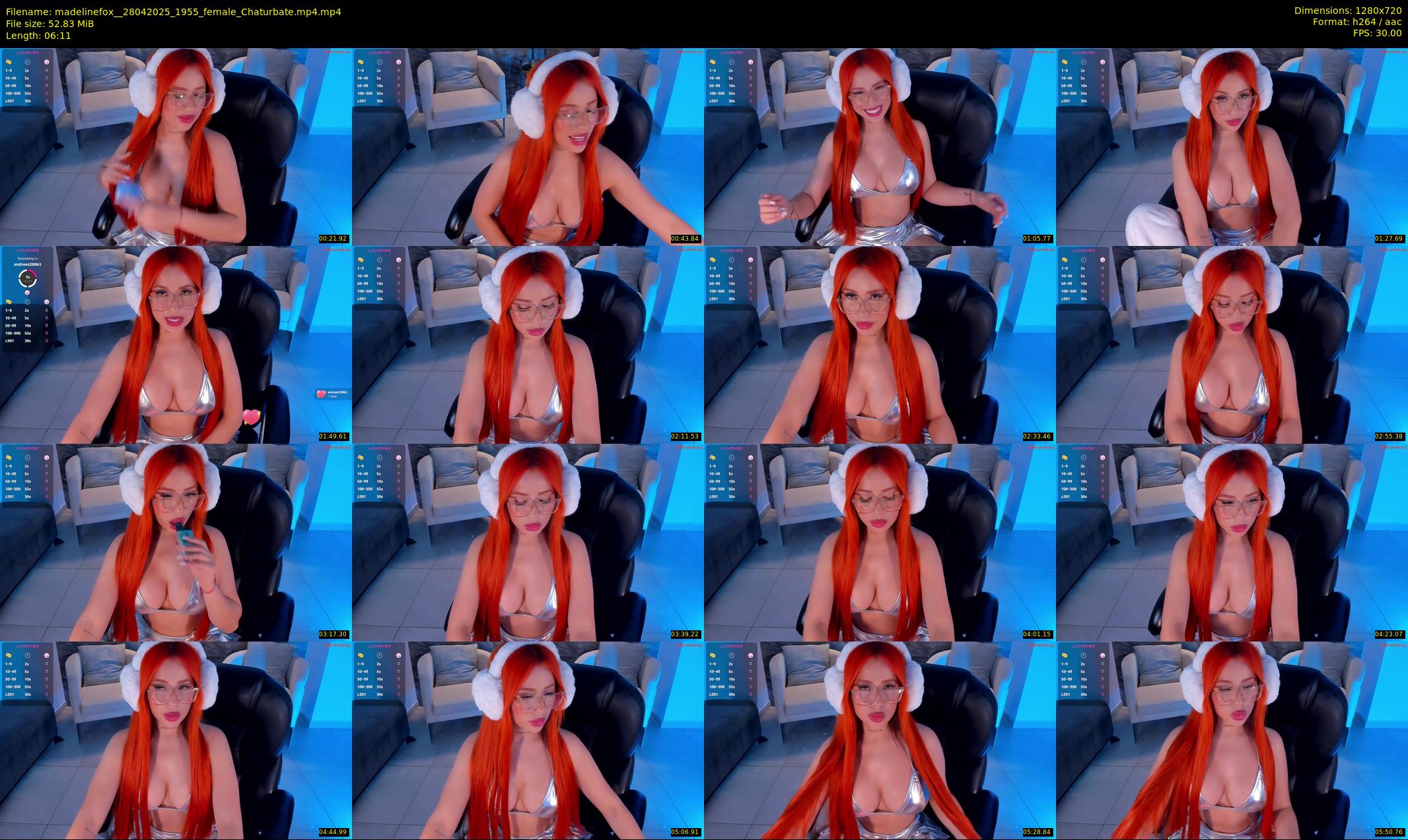 madelinefox_ — 7 minute Chaturbate female cam show recording, 720p, Apr 28, 2025