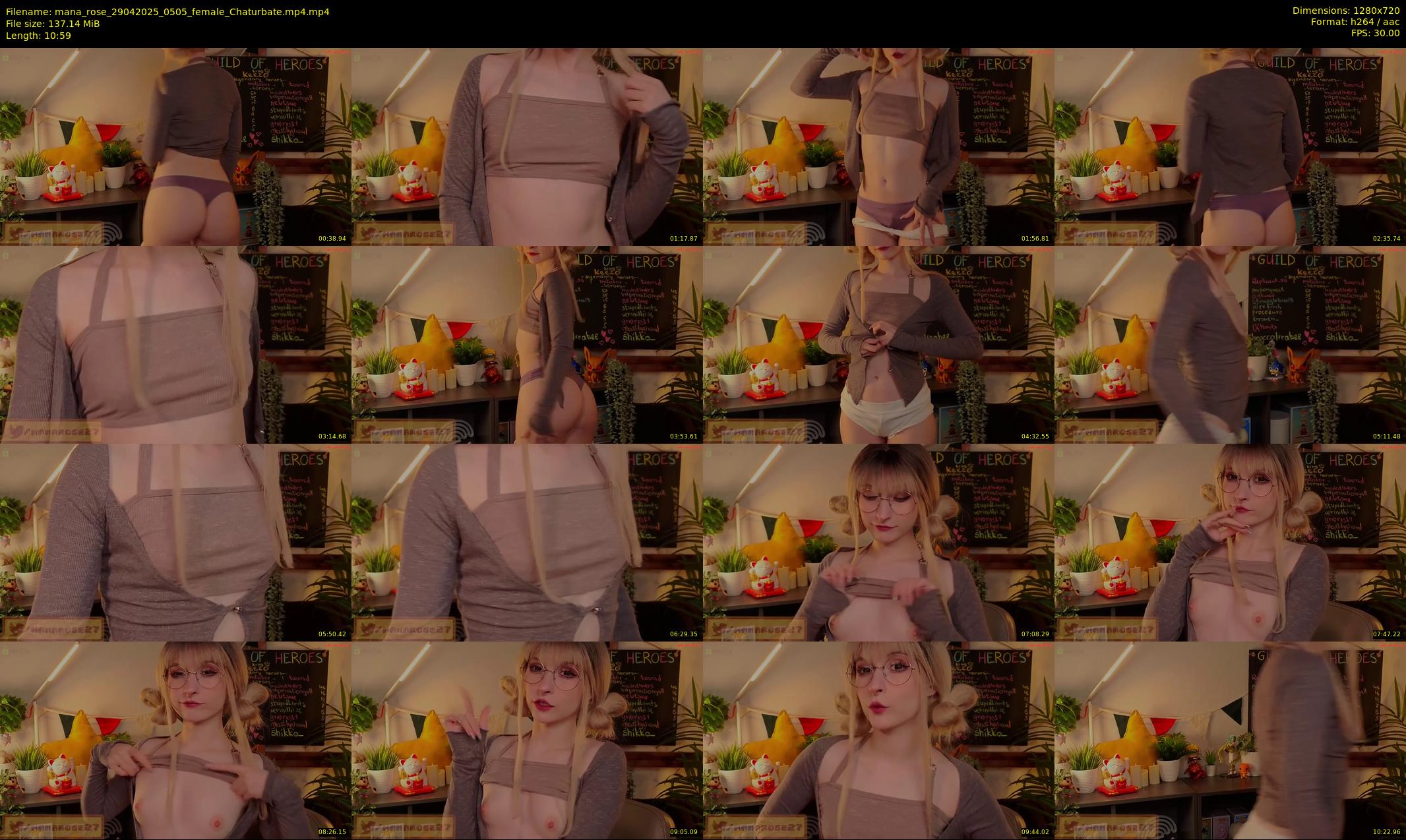 mana_rose — 11 minute Chaturbate female cam show recording, 720p, Apr 29, 2025