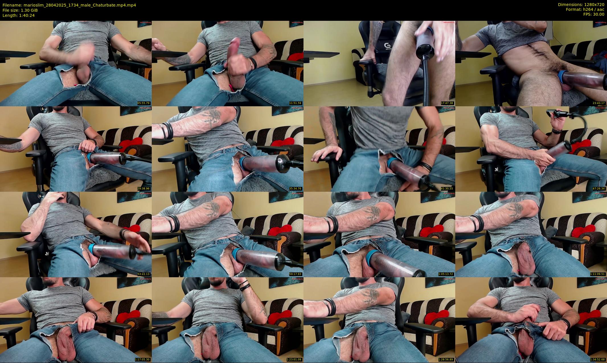 marioslim — 101 minute Chaturbate male cam show recording, 720p, Apr 28, 2025