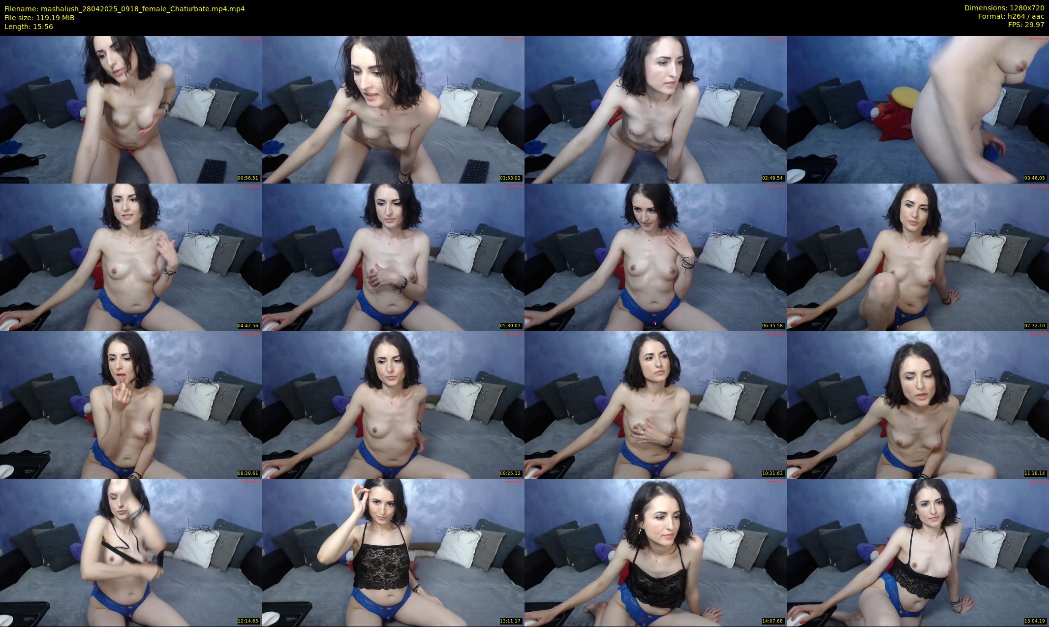 mashalush — 16 minute Chaturbate female cam show recording, 720p, Apr 28, 2025