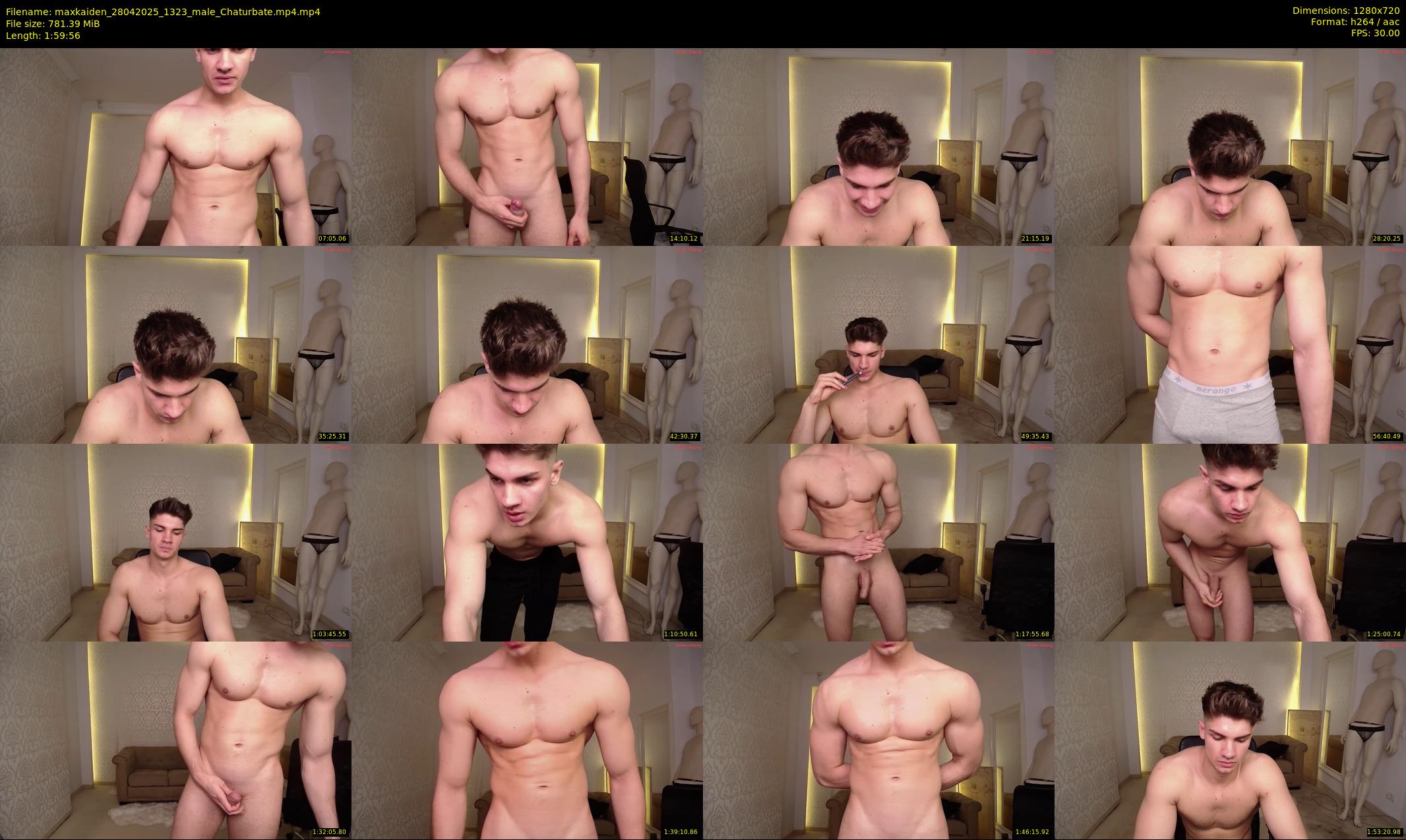 maxkaiden — 120 minute Chaturbate male cam show recording, 720p, Apr 28, 2025